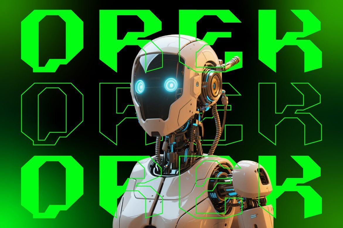 Orek Futuristic Display Font – Modern Sci-Fi Typeface — image 9