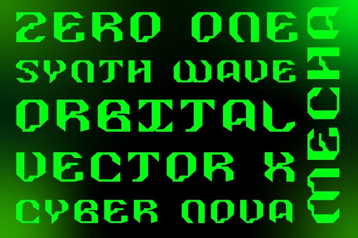 Orek Futuristic Display Font – Modern Sci-Fi Typeface — image 10