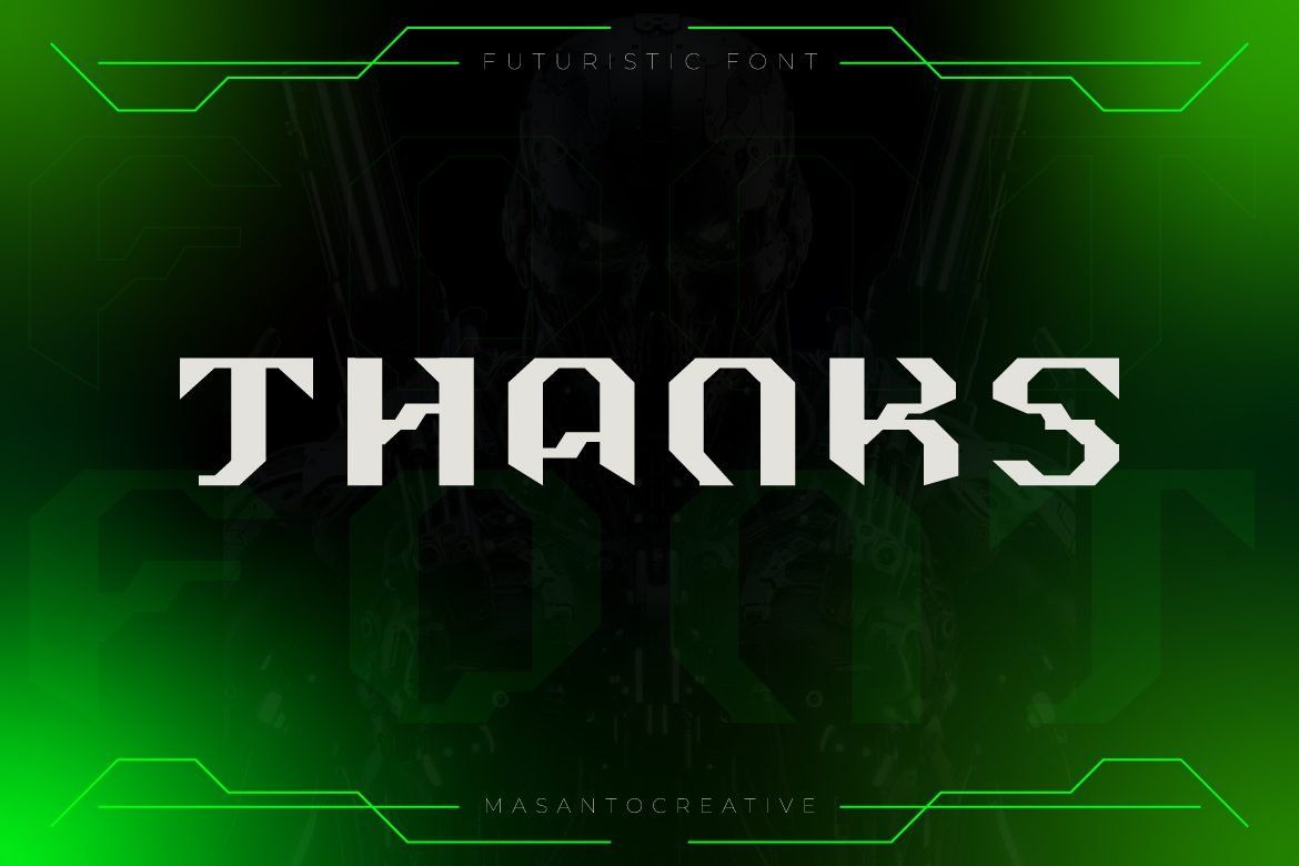 Orek Futuristic Display Font – Modern Sci-Fi Typeface — image 11