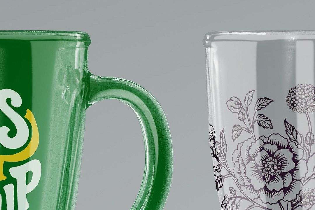 Glass Mug Mockup Set (3 Objects) — image 3