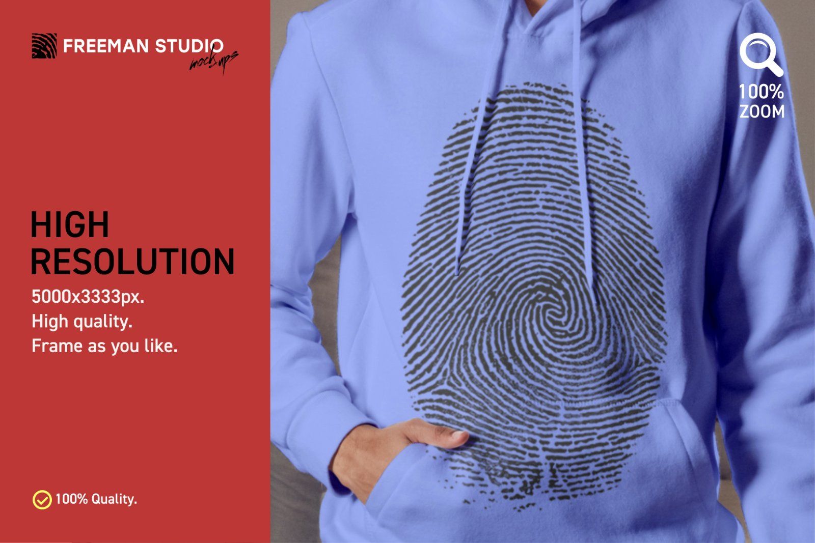 African Men Hoodie Mock-Up Set — image 4