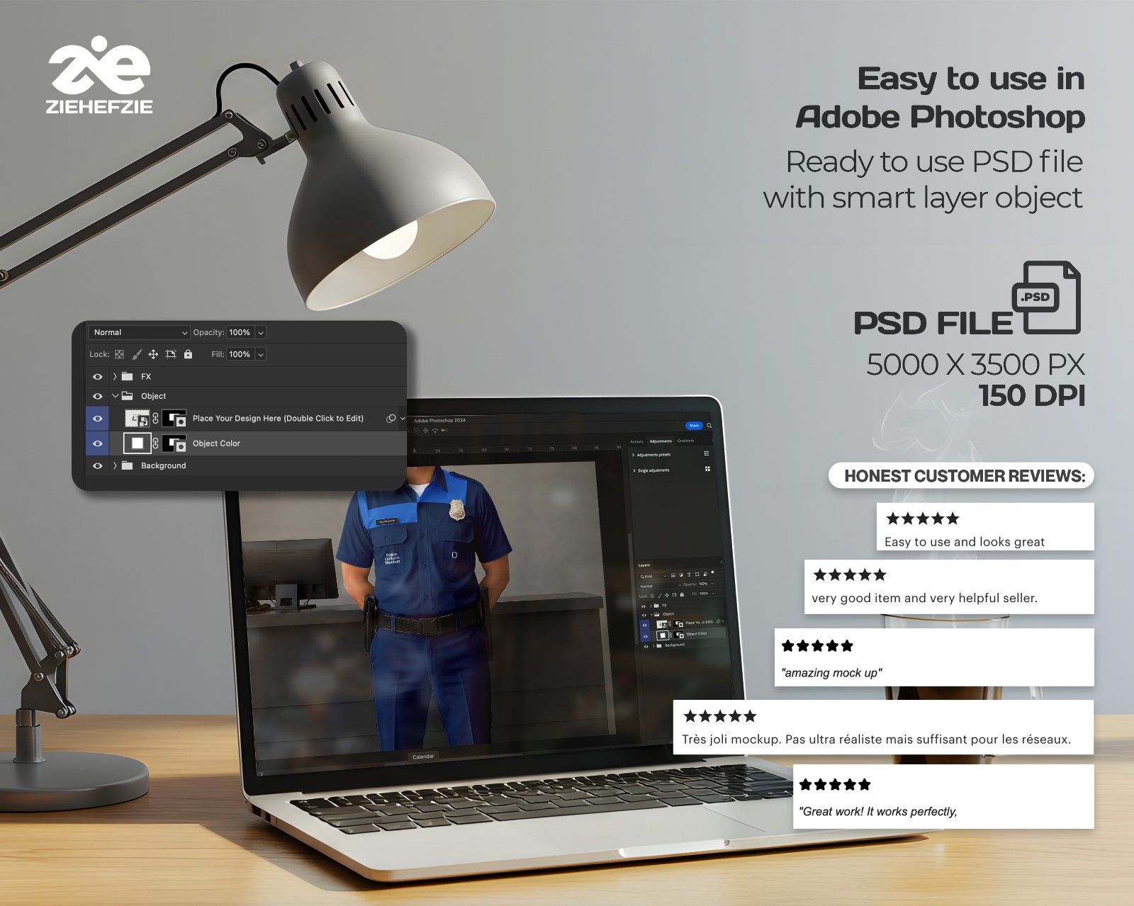 Premium Police or Security Branding Mockup Bundle – 15 Tactical PSD Scenes for Law Enforcement, Unif — image 4