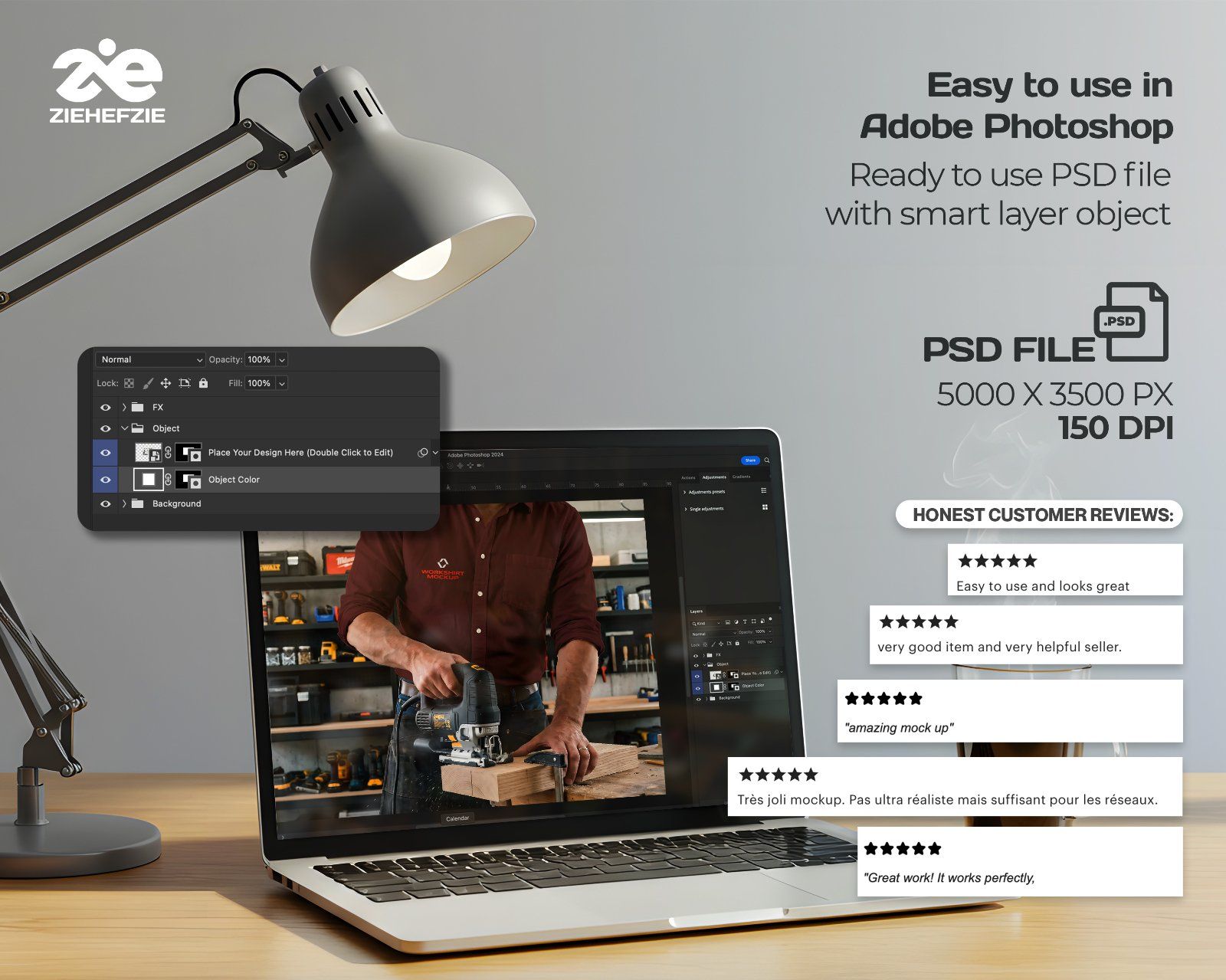 Ultimate Branding Carpenter Mockup Bundle – 15 Premium PSD Scenes for Woodworking & Industrial Ident — image 4
