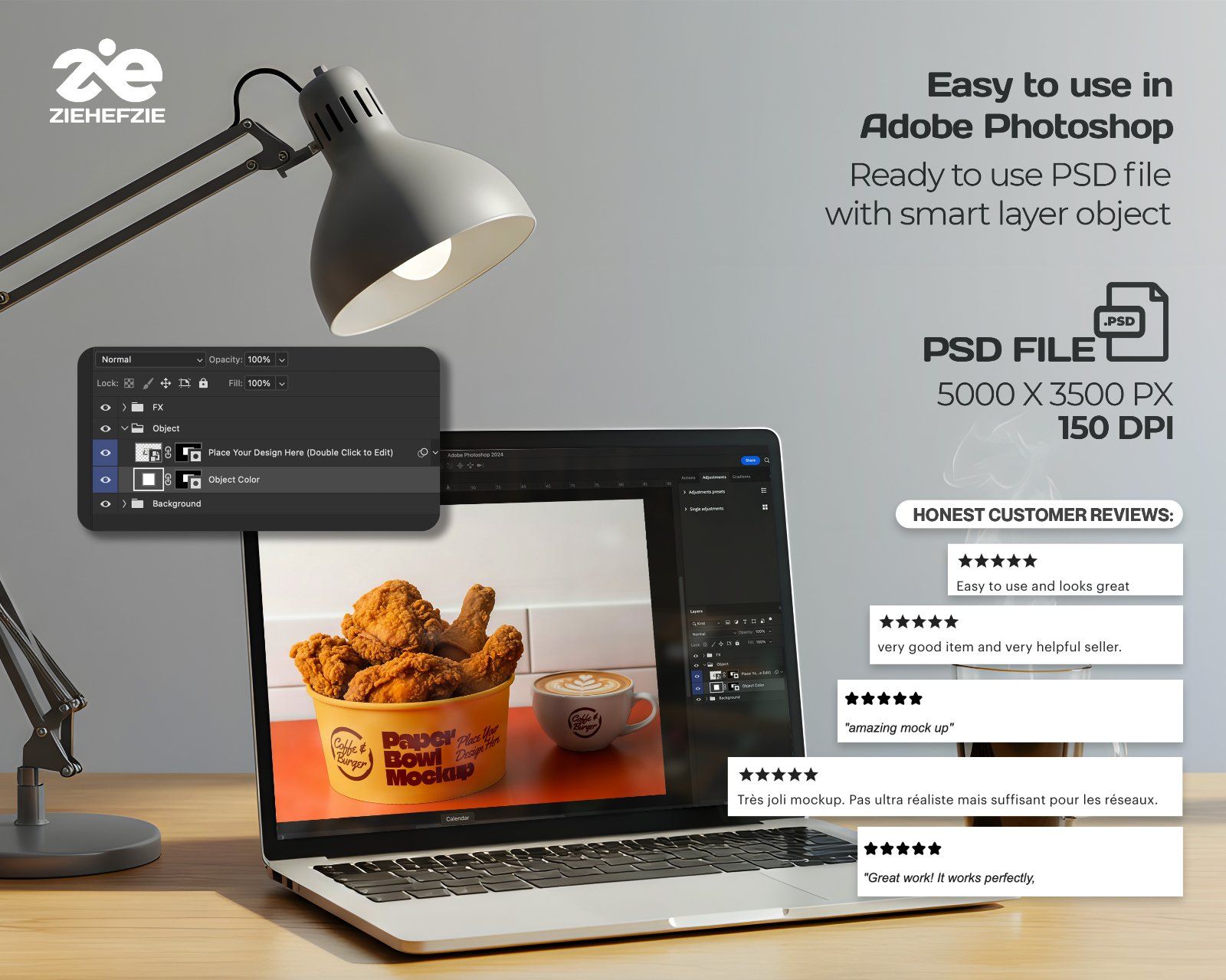 Coffee Shop & Fast Food Mockup Bundle – Restaurant Branding PSD Collection — image 4