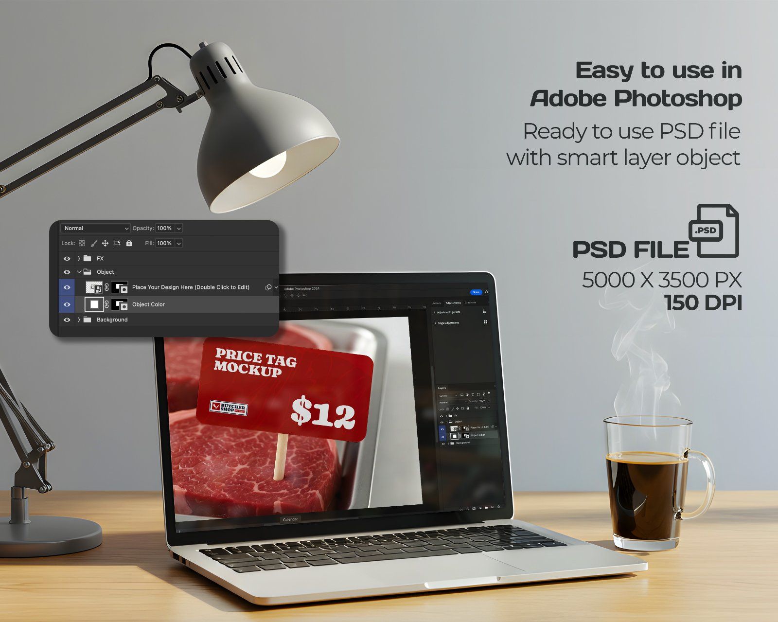 Meat & Fish Market Mockup Bundle – 15 PSD Templates for Butcher Shop Branding — image 10