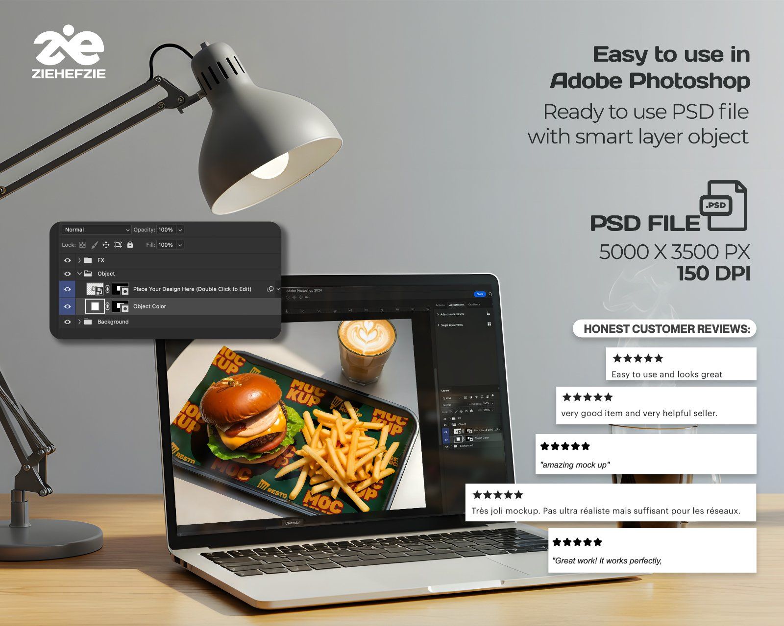 Restaurant Branding Mockup Bundle – 15 Premium PSD Mockups | Menu, Packaging, Cup & Uniform Mockups — image 4