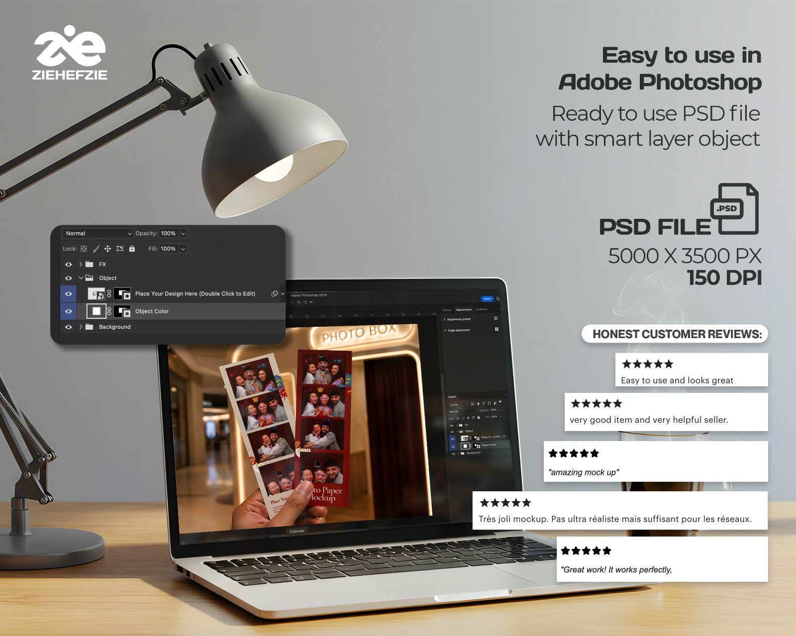 Premium Photo Box Rental Mockup Bundle – 15 Gen-Z PSD Scenes for Photobox Strips, Curtain Booths — image 4