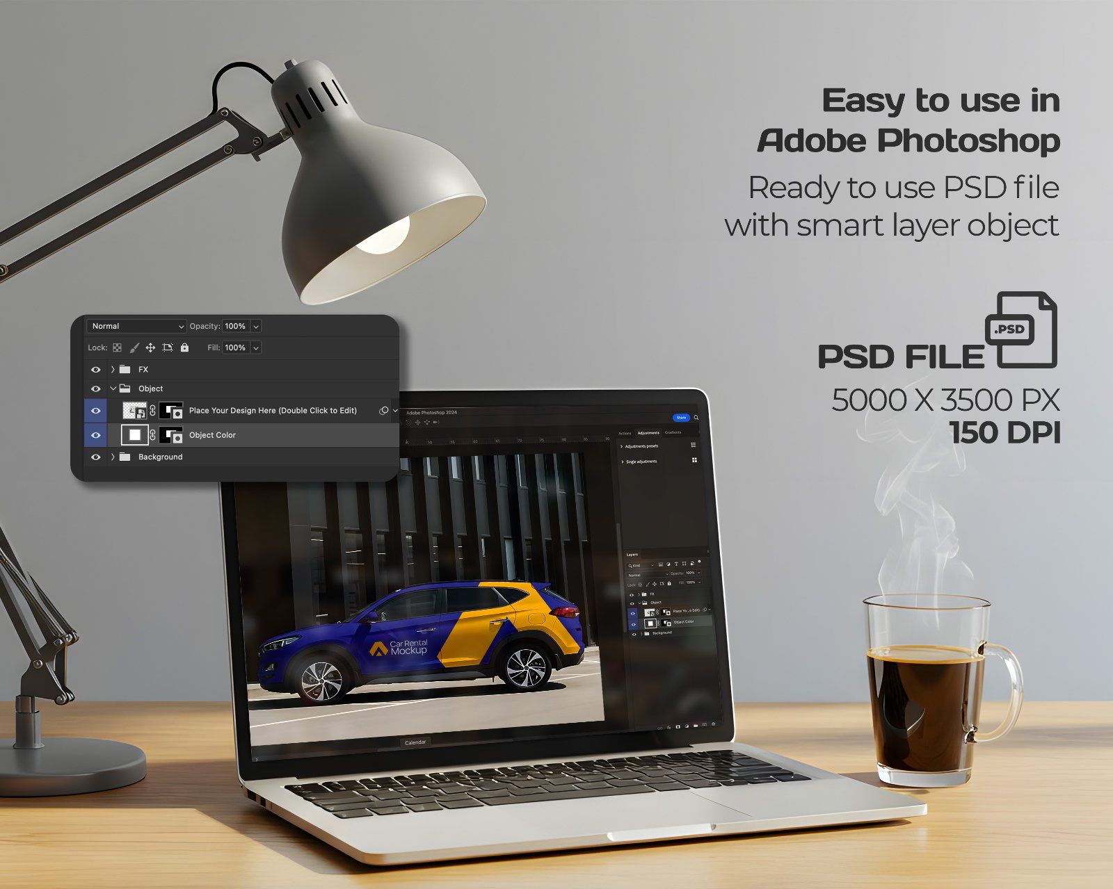 Premium Car Rental Branding Mockup — image 10