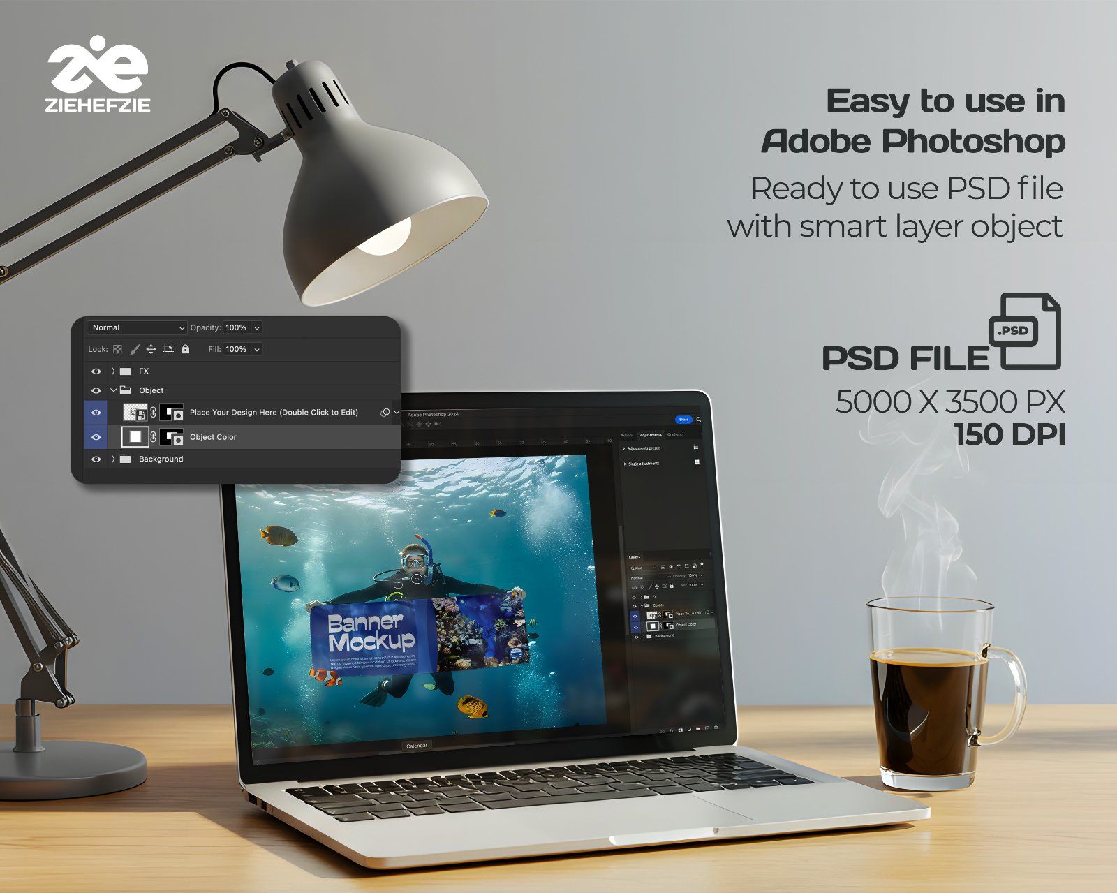 Marine Aquarium Mockup Bundle – 15 PSD Templates for Ocean Park & Underwater Branding — image 11