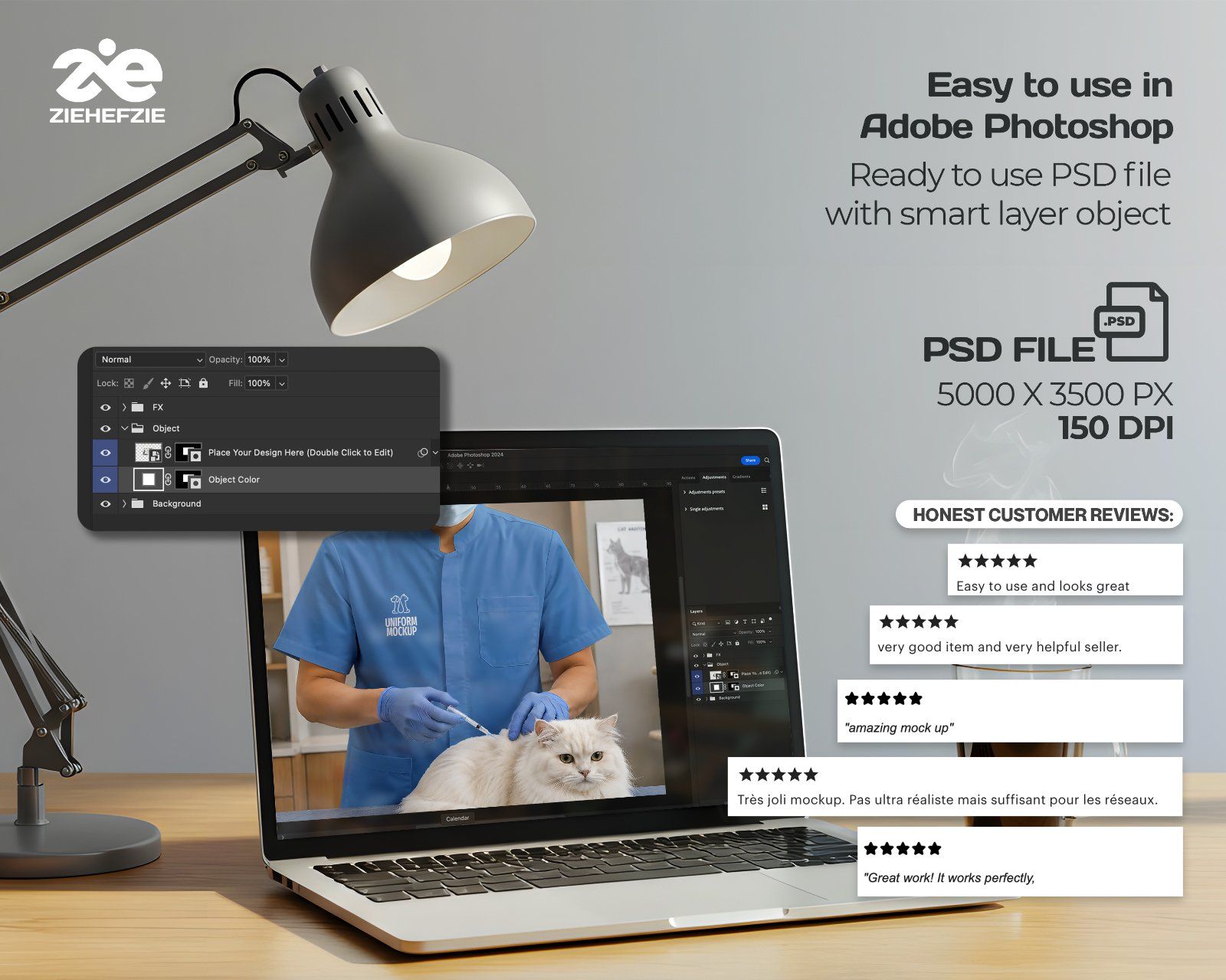 Premium Veterinary Hospital Branding Mockup Bundle – 15 Clinical PSD Scenes for Vet Clinics — image 4