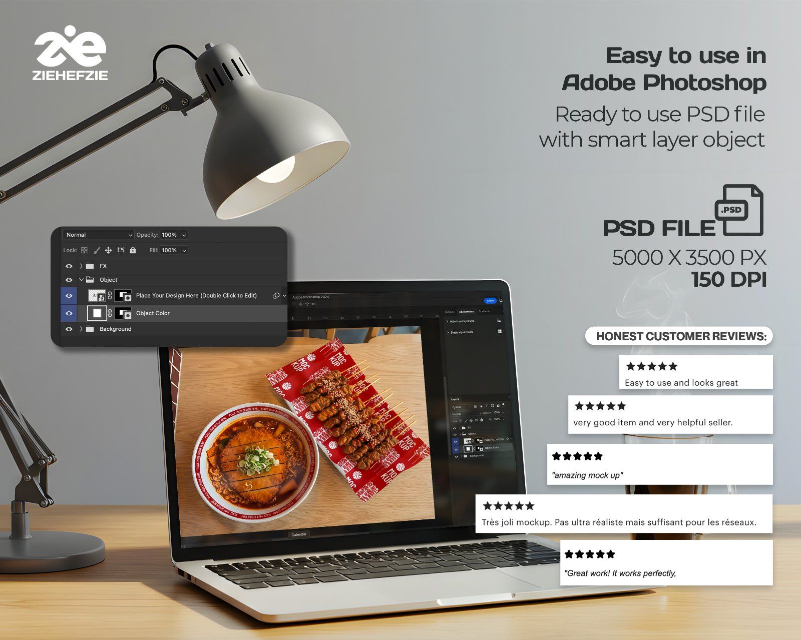 Korean Restaurant Mockup Bundle PSD – 15 Mockup Food Branding & Interior Design — image 4