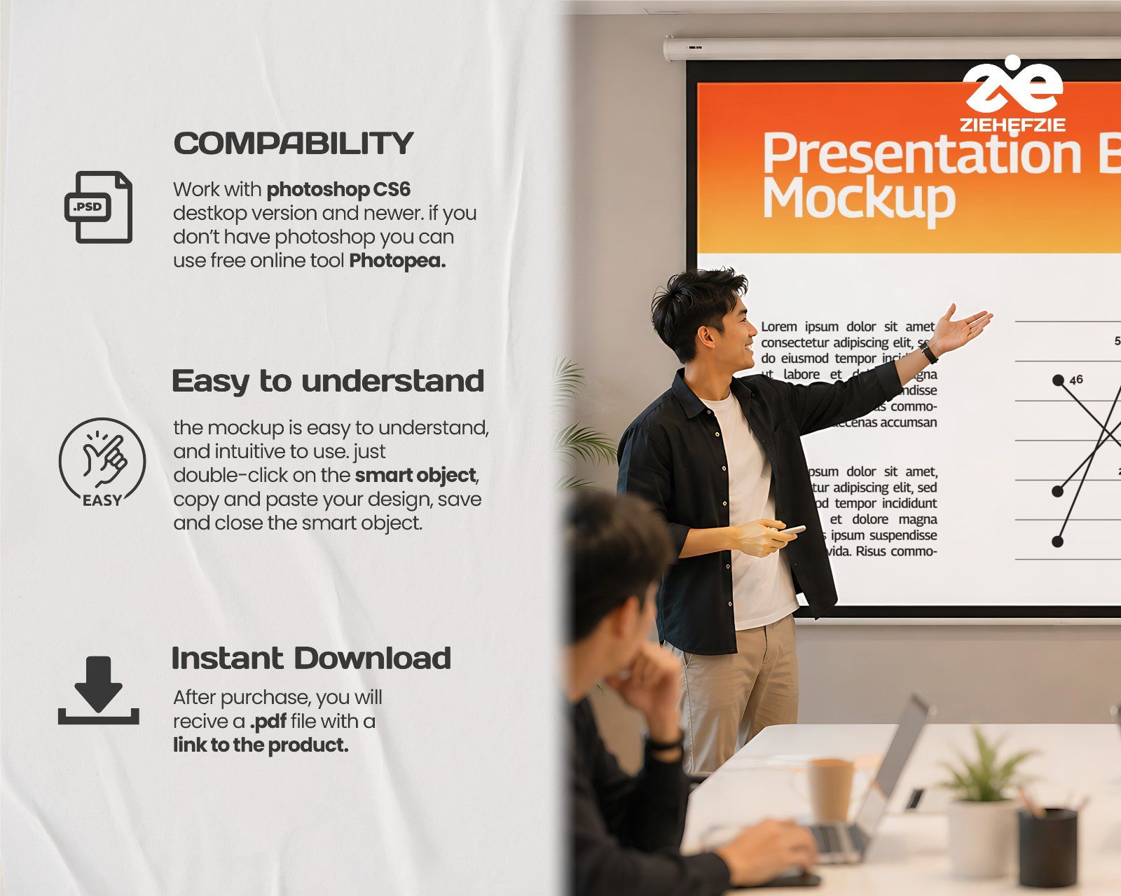 Premium Startup Company Branding Mockup Bundle – 15 Creative Corporate PSD Scenes for Tech Startups, — image 5