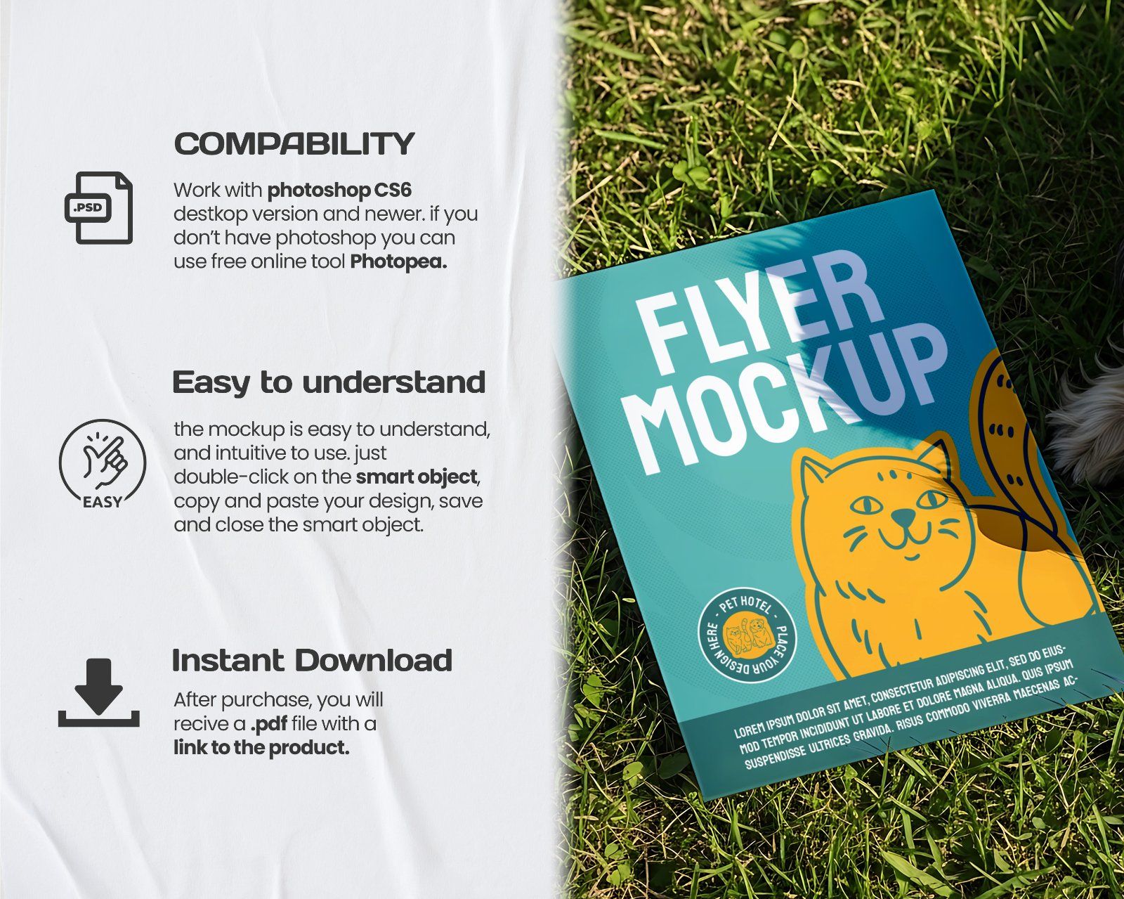 Pet Hotel Mockup Bundle – 15 PSD Templates for Animal Care & Veterinary Branding — image 14