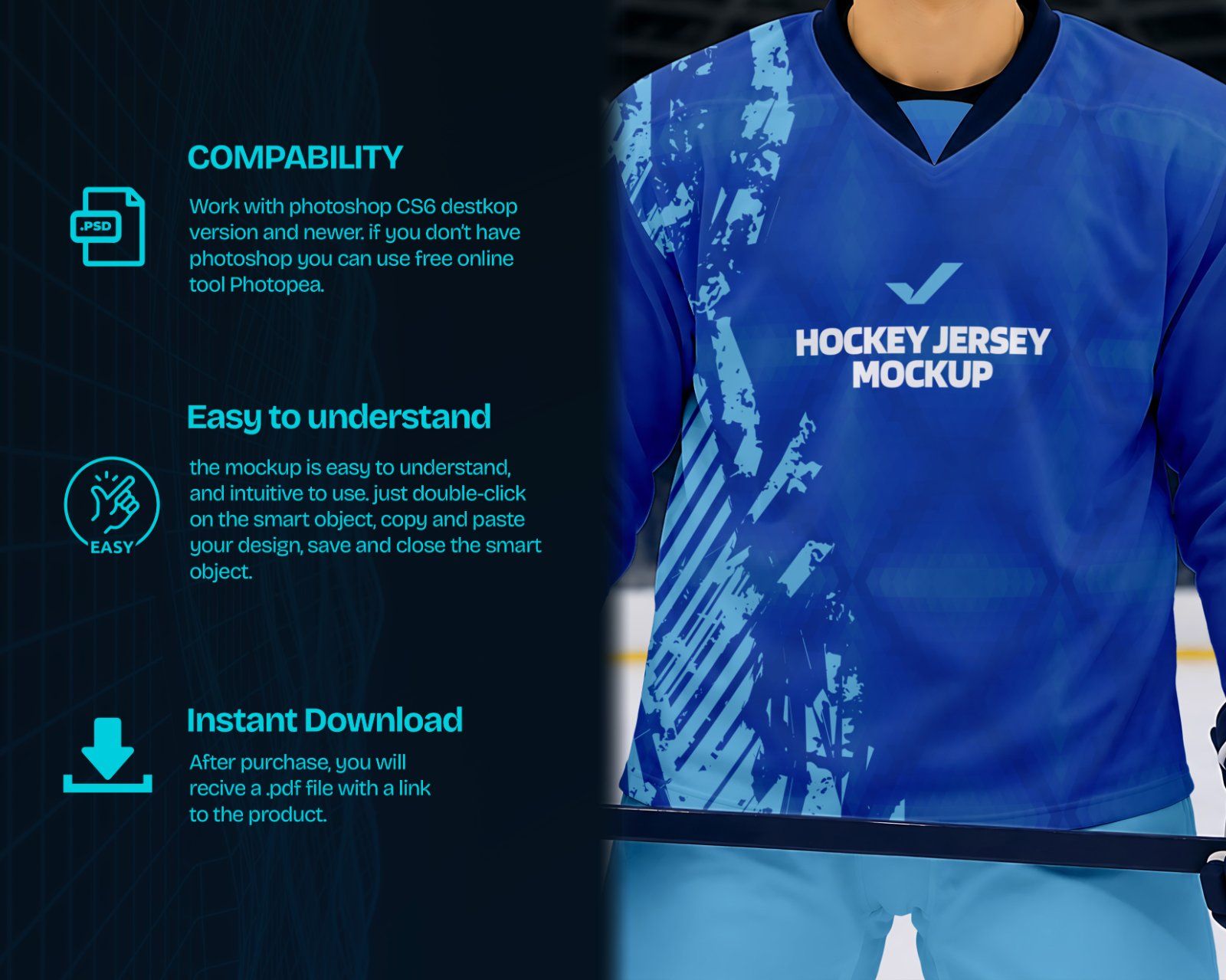 Ultimate Hockey Club Branding Mockup Bundle – 15 Premium PSD Scenes for Ice Hockey & Athletic Identi — image 5