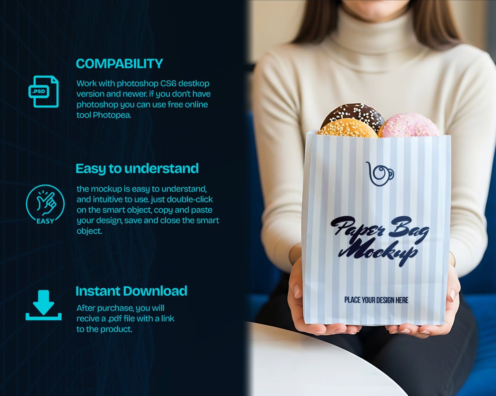 Coffee & Donut Shop Branding Mockup Bundle – 15 Premium PSD Scenes for Cafe Identity — image 5