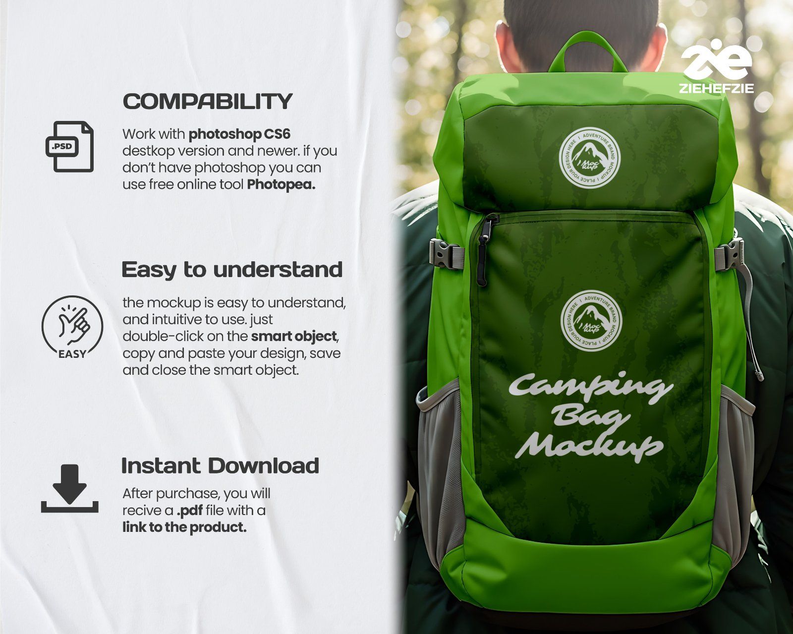 Adventure Brand Mockup Bundle – 15 PSD Templates for Outdoor & Camping Gear Design — image 16