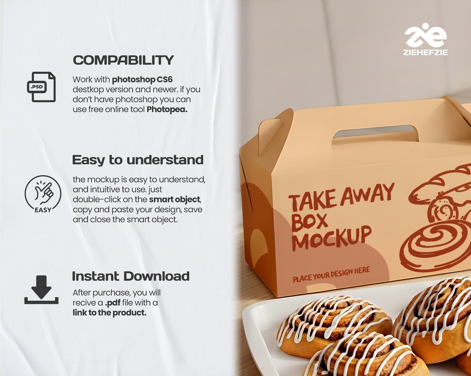 Bakery & Coffee Shop Mockup Bundle – 15 PSD Templates for Café Branding and Packaging Design — image 12