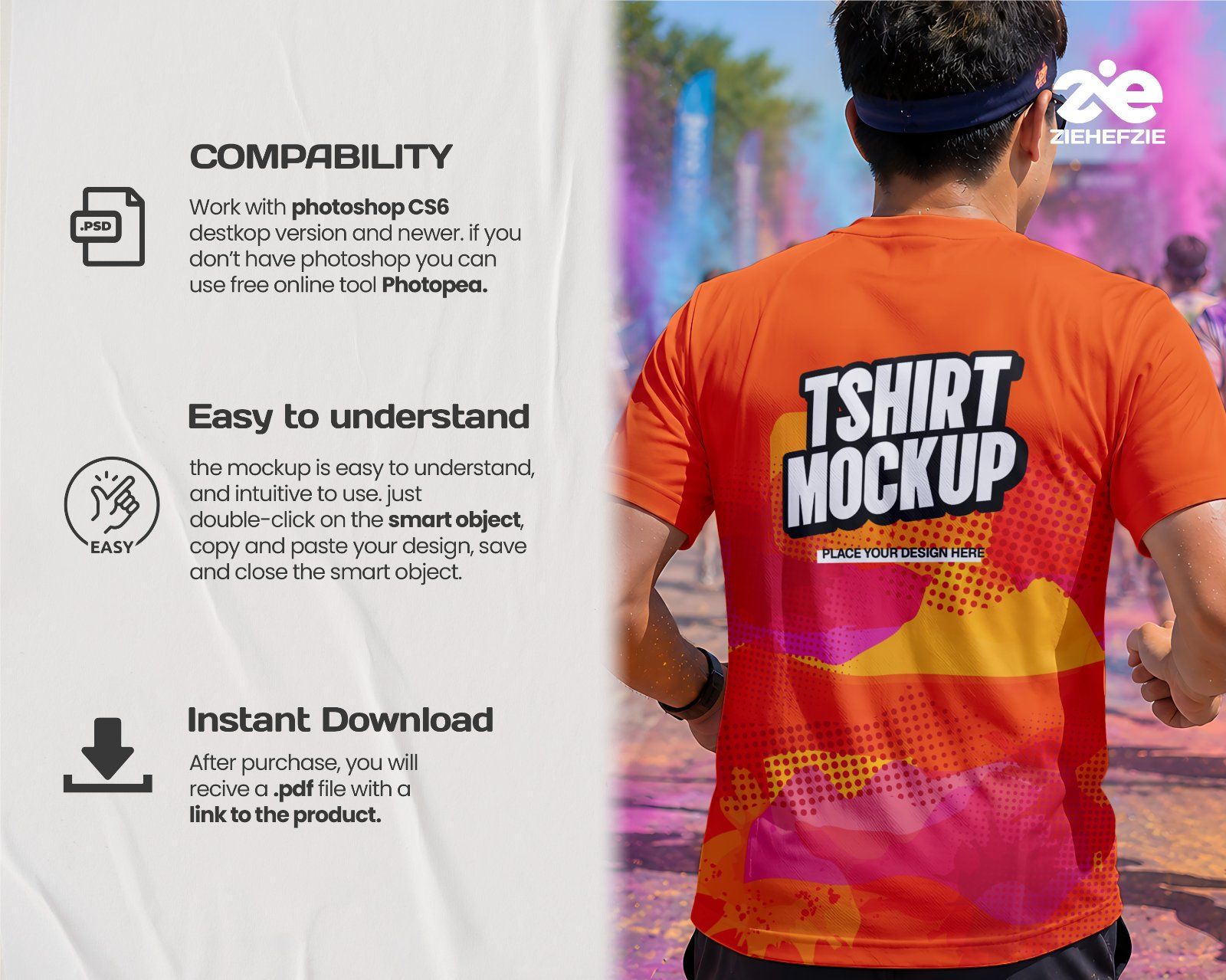 Premium Color Run Event Mockup Bundle – 15 Dynamic PSD Scenes for Sports Festival & Marathon Brandin — image 5