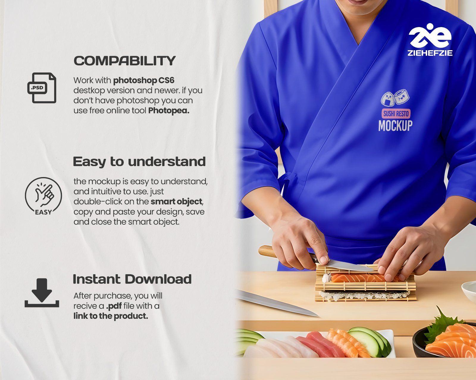 15 Premium Sushi Restaurant Bundle PSD Set for Japanese Restaurant — image 5