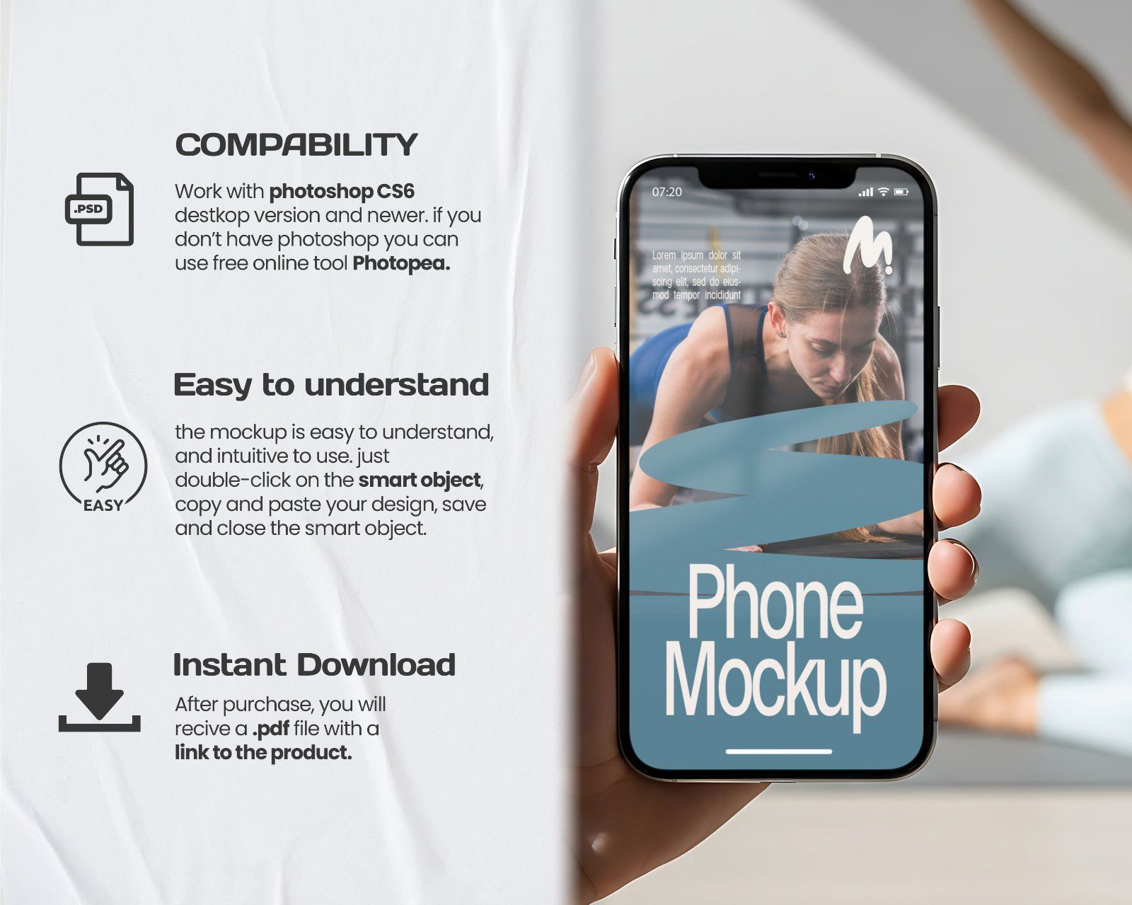 Pilates Studio Mockup Bundle – 15 PSD Templates for Fitness & Wellness Branding — image 14