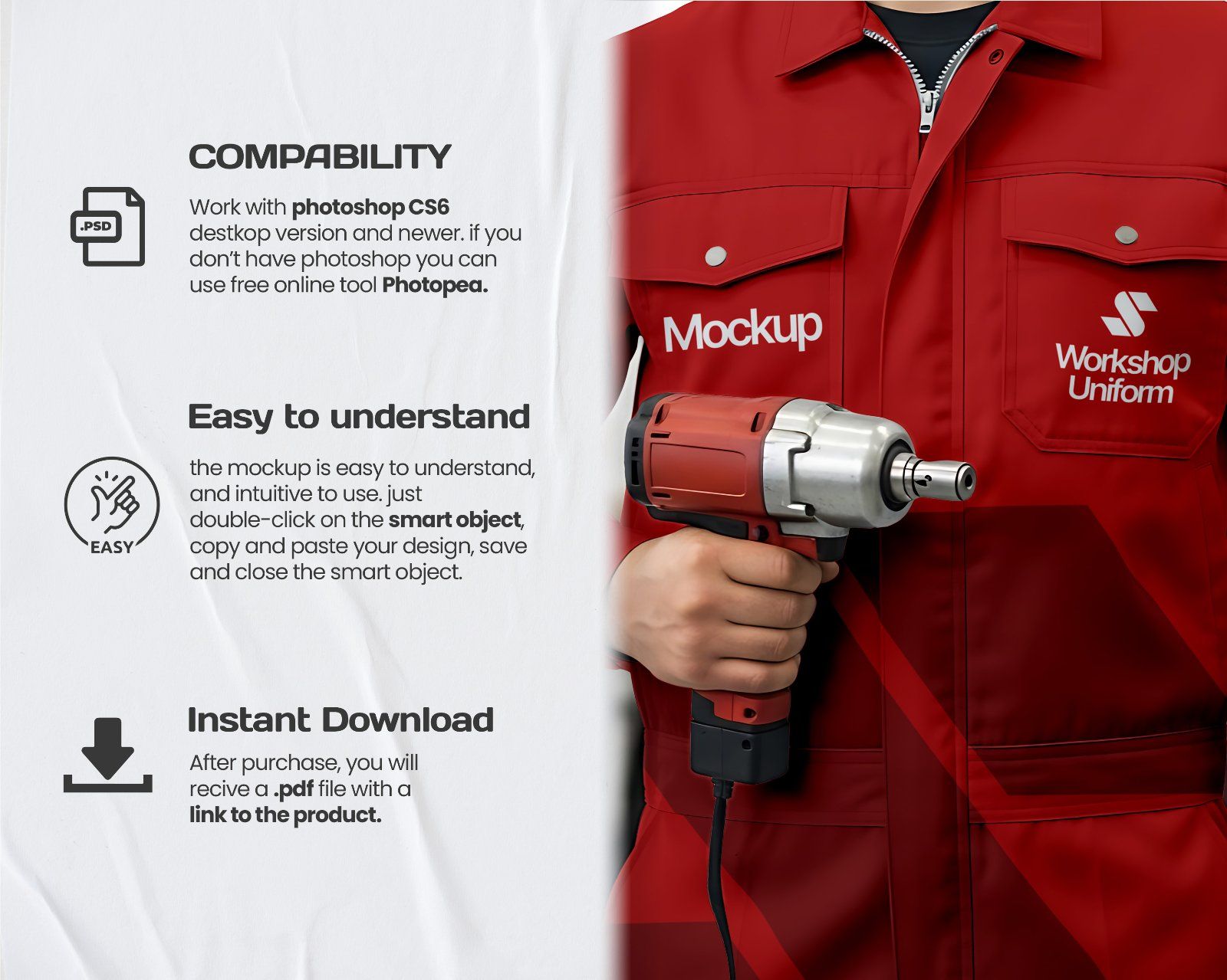 16 Workshop & Car Wash Mockups – PSD Toolbox, Flyer, Uniform, Door, and Product Label Kit — image 17