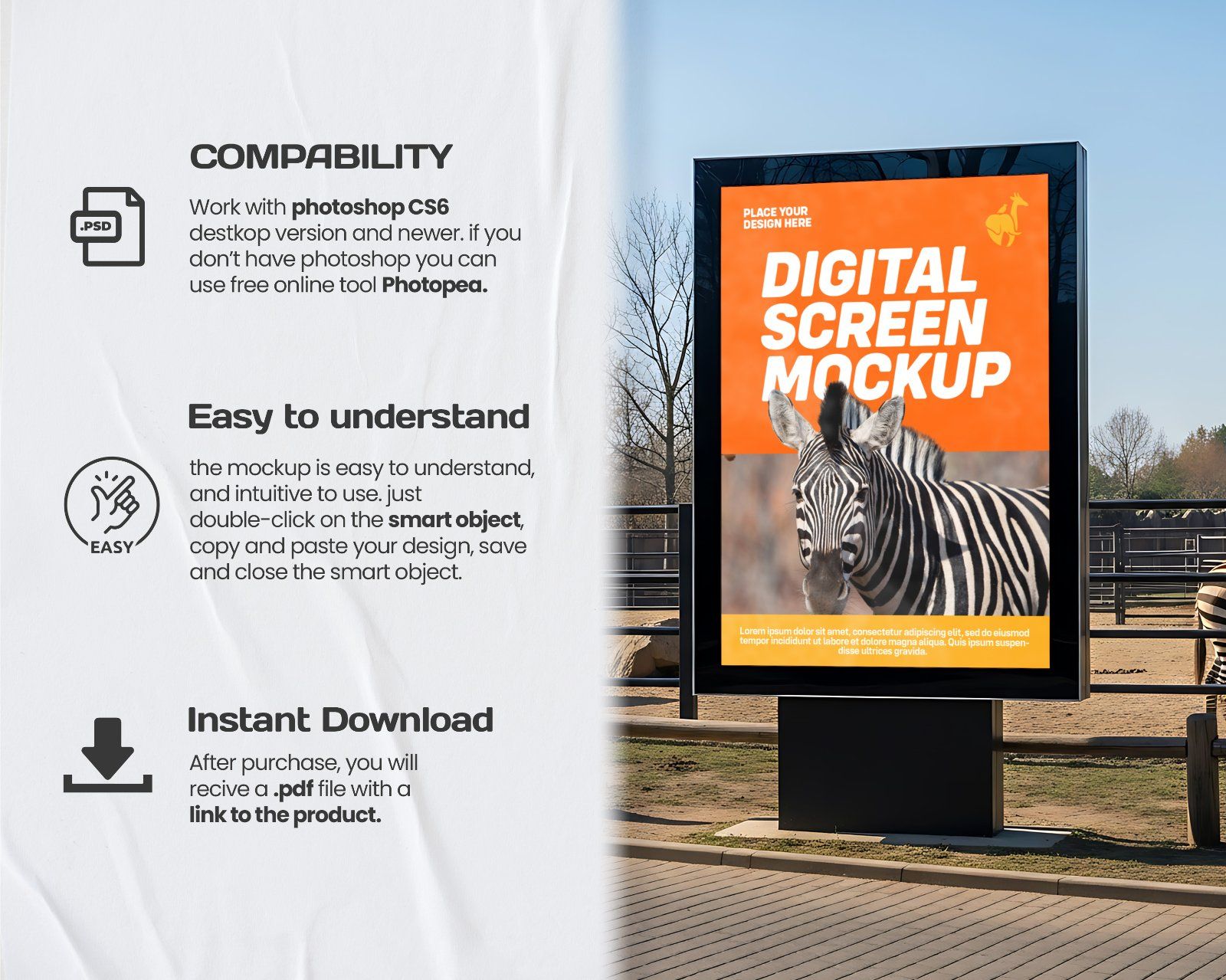 Zoo Branding Mockup Bundle – 15 PSD Templates for Wildlife Park & Animal Conservation Designs — image 11
