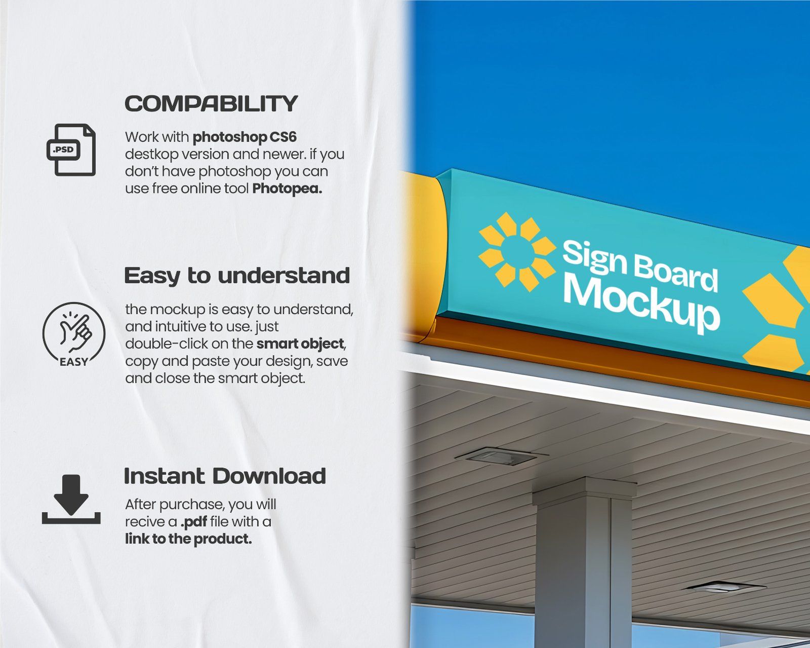 15 PSD Gas Station Branding Mockup Kit – Fuel Dispenser, Truck, Uniform, Billboard Design — image 12