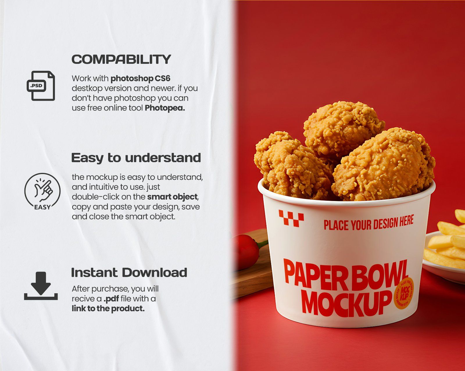 15 Fast Food Packaging Mockups – Burger, Pizza Box, Wrap, Snack Pouch & Delivery Kit — image 14