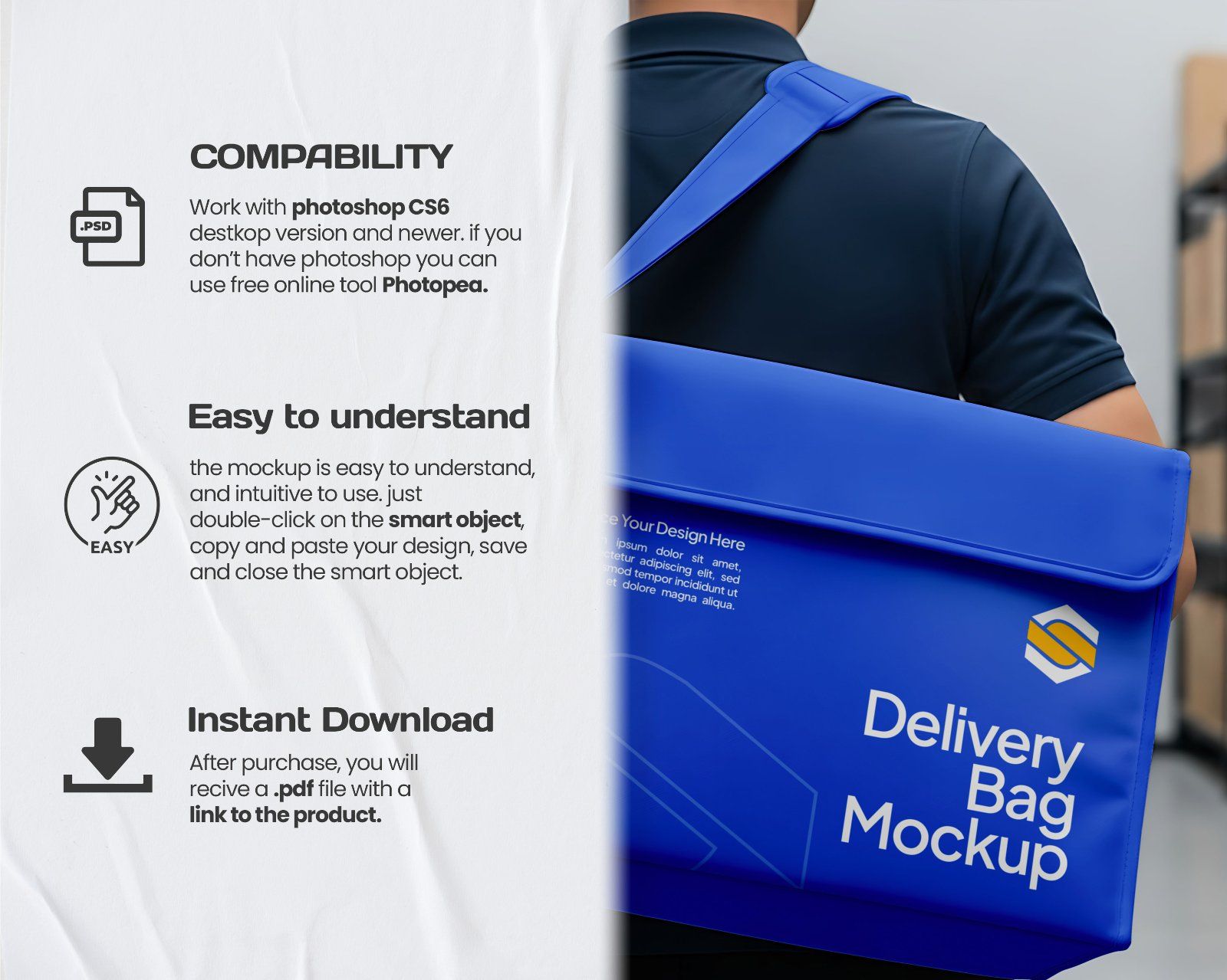 Online Store Mockup Bundle – 15 PSD Templates for E-Commerce & Delivery Branding — image 17