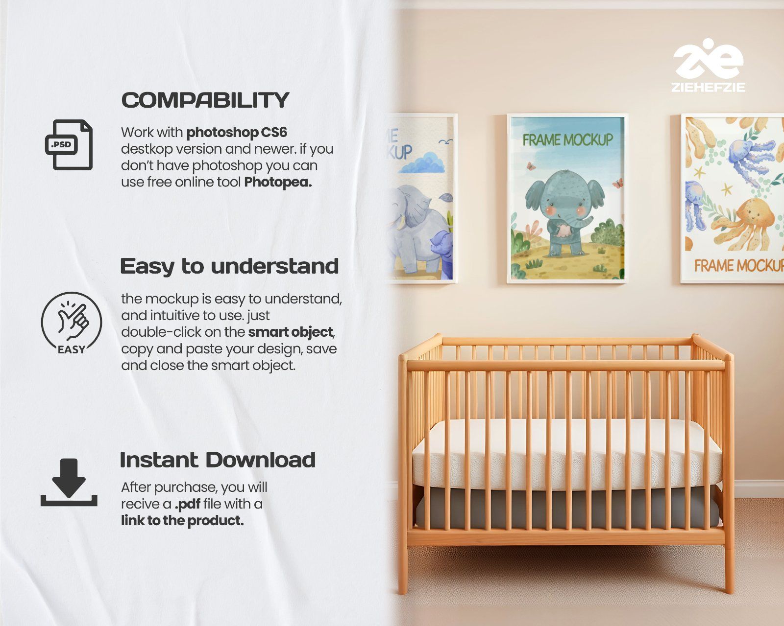 Premium Baby Frame Mockup Collection — image 11