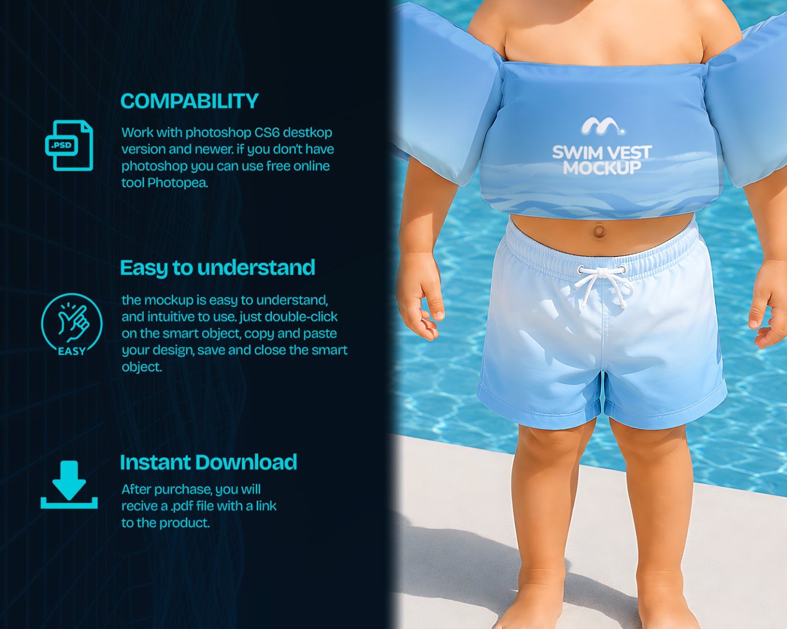 Premium Swimming Pool Mockup Bundle – 15 Aesthetic PSD Scenes for Swimwear, Resort & Aquatic Sports — image 5