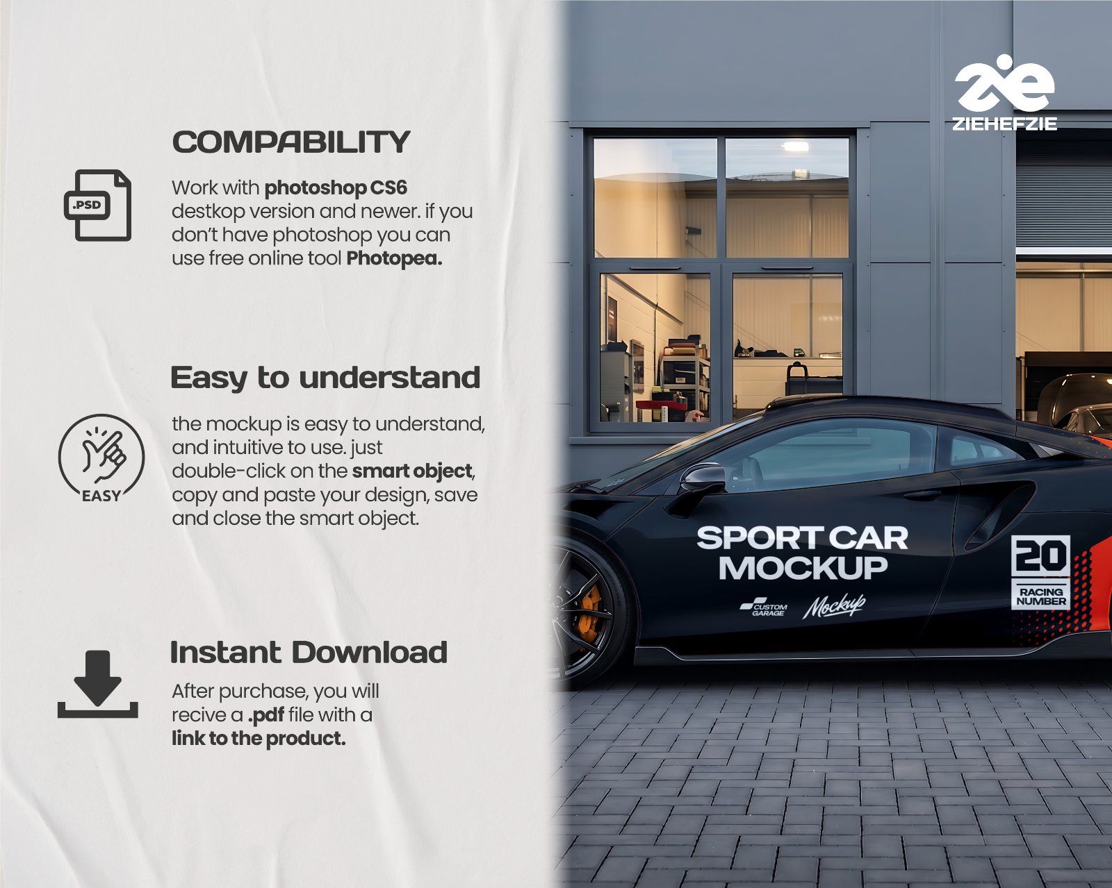 Ultimate Car Modification Shop Branding Mockup Bundle – 15 Premium PSD Scenes for Automotive & Tunin — image 5