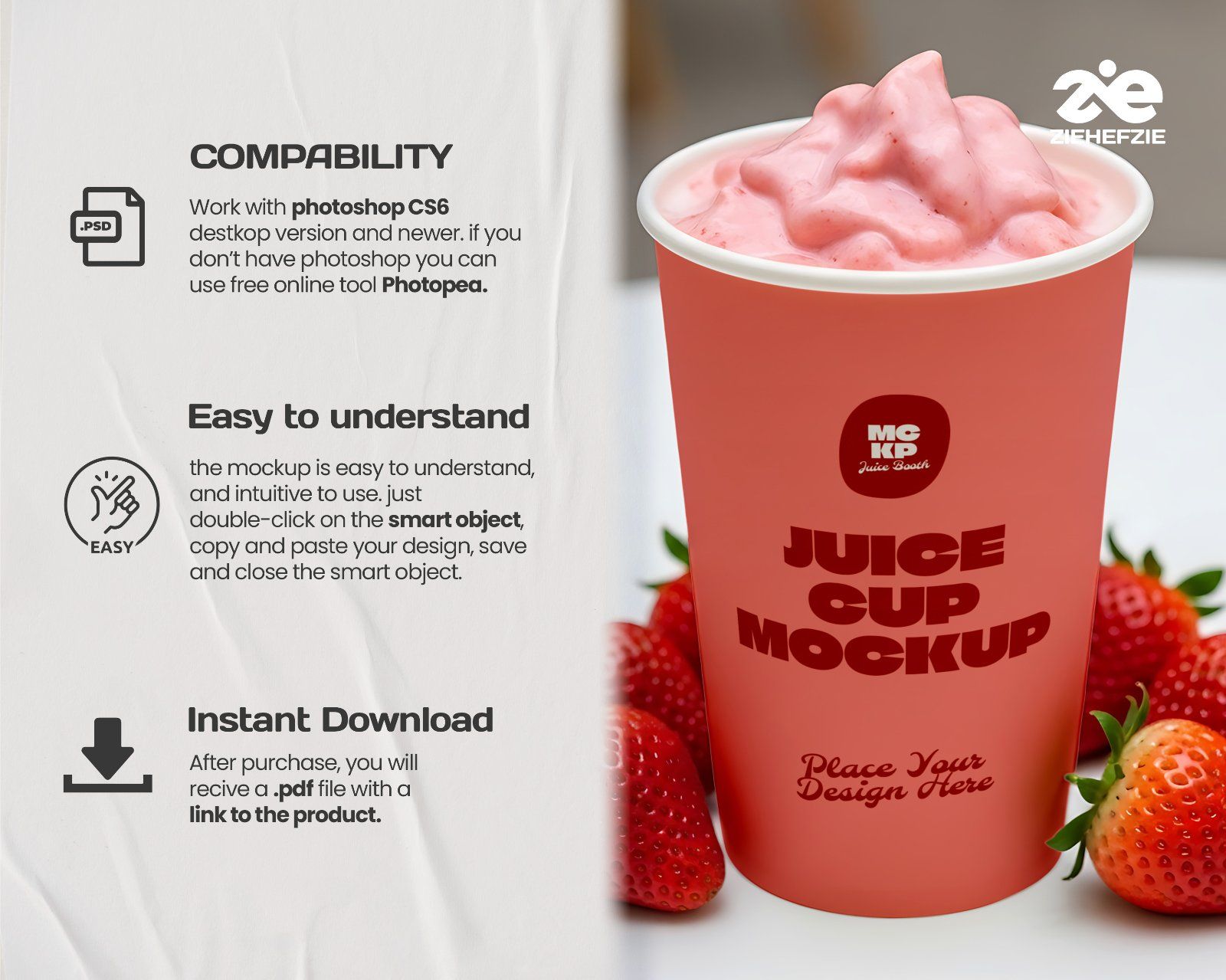 Juice Store Mockup Bundle Fresh Juice Branding & Packaging — image 5