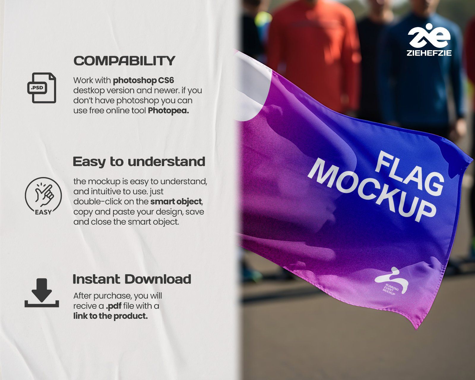 Premium Running Event 15 PSD Mockup Bundle Marathon Branding Kit — image 5