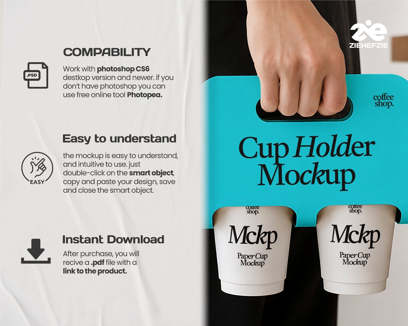 Premium Coffee Shop Branding Mockup Bundle – 15 Aesthetic PSD Scenes for Cafe & Coffee Roastery Iden — image 5