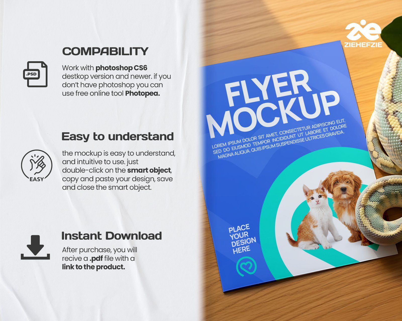 Vet Clinic Mockup Bundle – 15 PSD Templates for Animal Care & Pet Health Branding — image 17