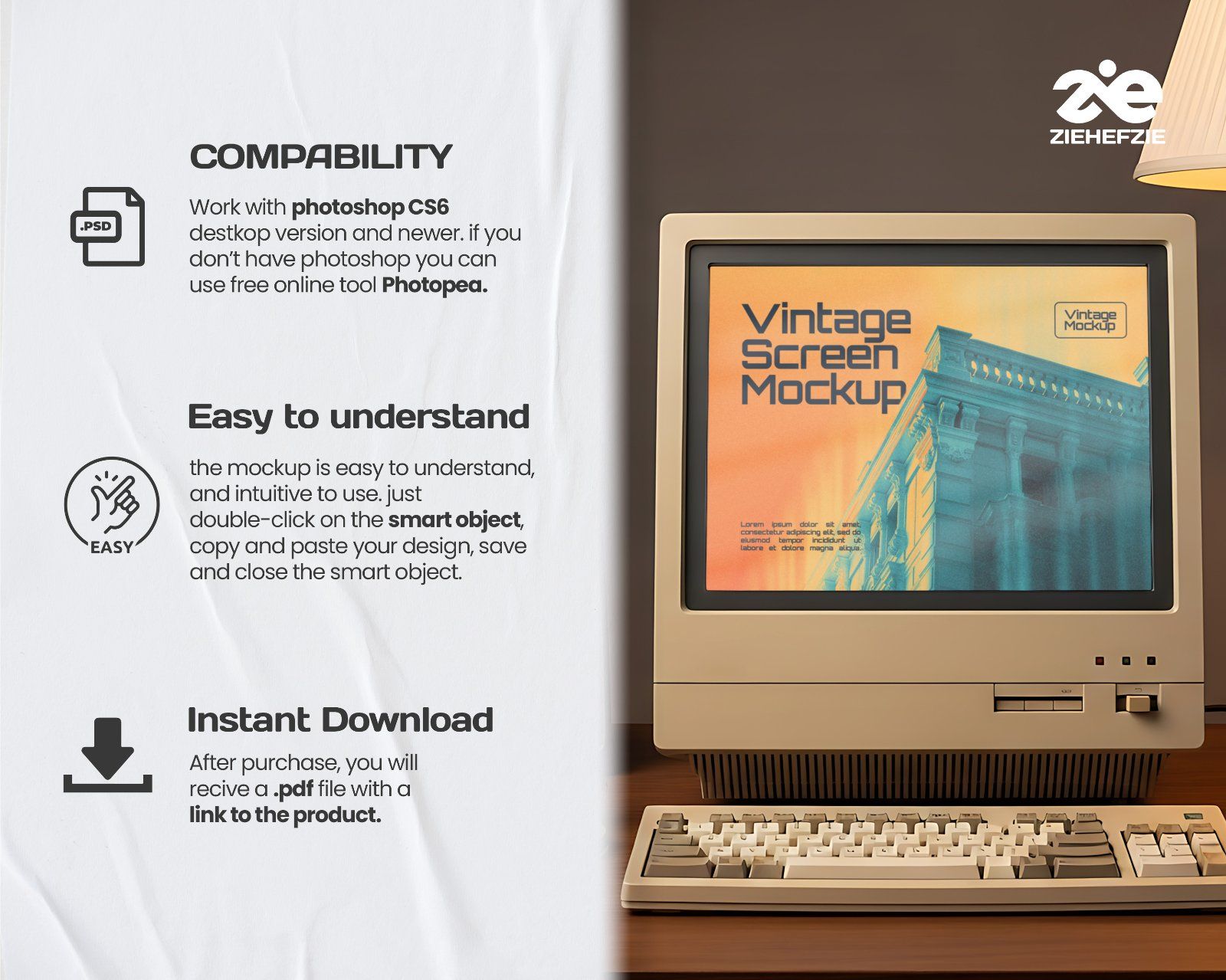 Vintage Item Mockup Bundle – 15 PSD Templates for Retro Branding & Classic Design — image 19