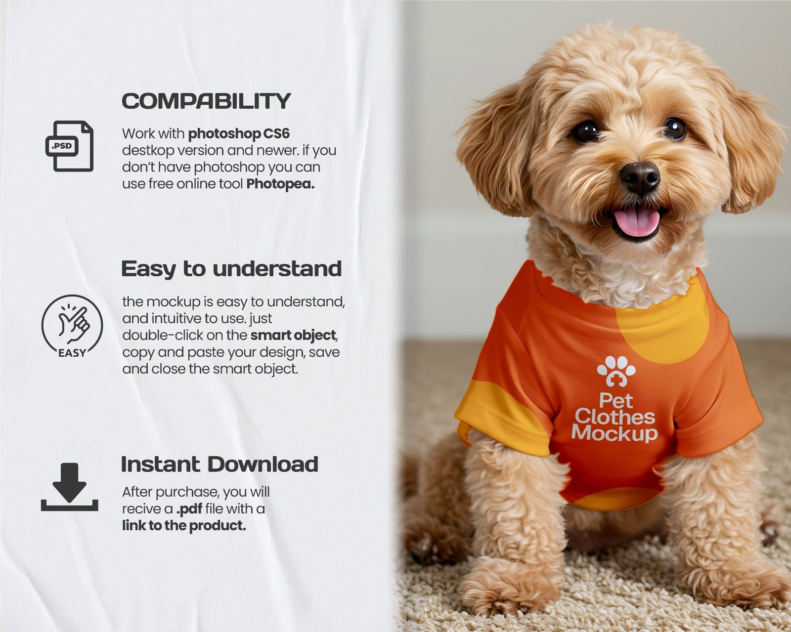 15 Pet Care Mockups – PSD Bed, Clothes, Van, Flyer & Branding Kit for Animal Retail — image 15