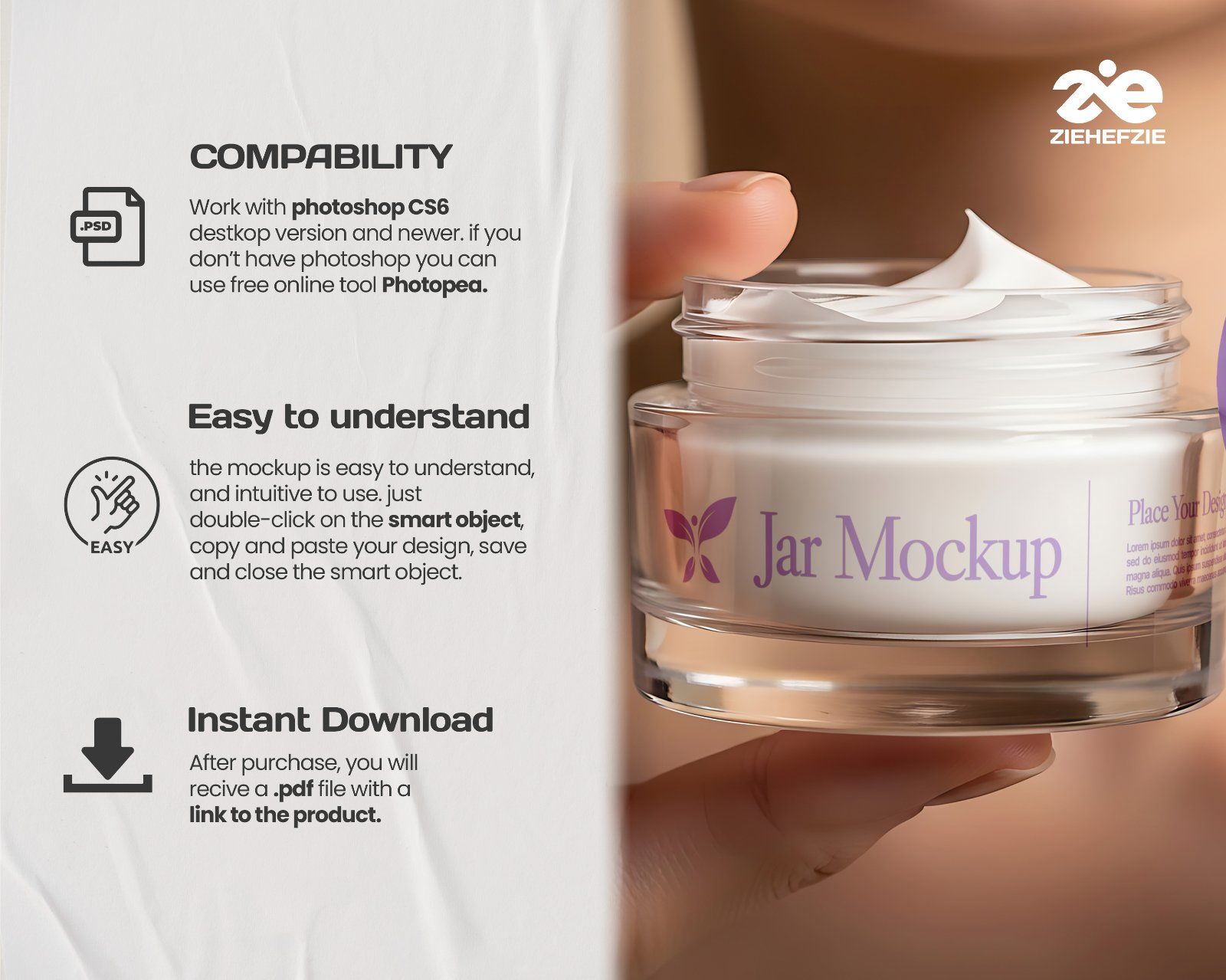 Beauty Clinic Mockup Bundle – Skincare Packaging, Cosmetic Branding PSD Mockups — image 5