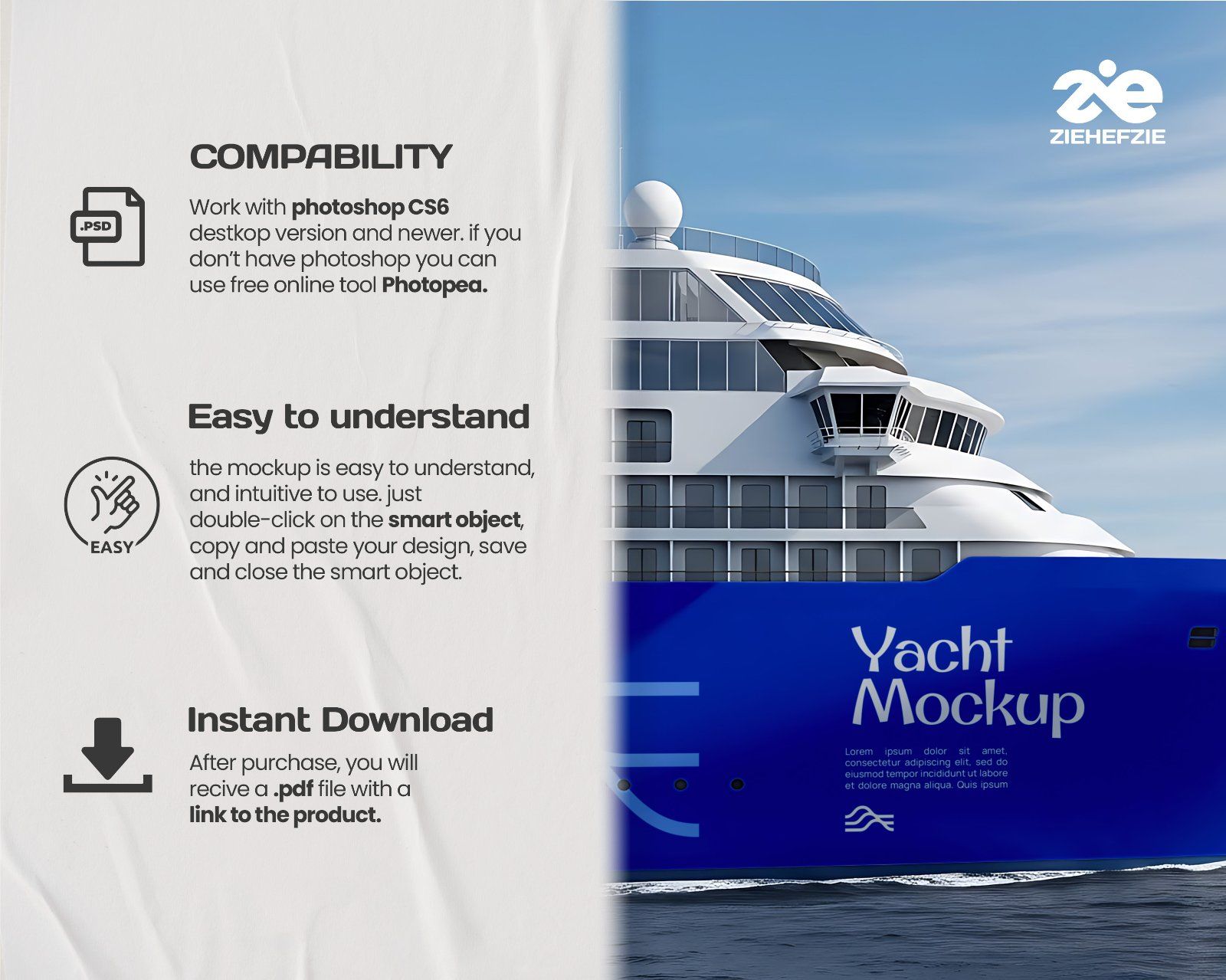 Cruise Ship Mockup Bundle - Maritime Branding with a Luxury Cruise Ship Mockup — image 5