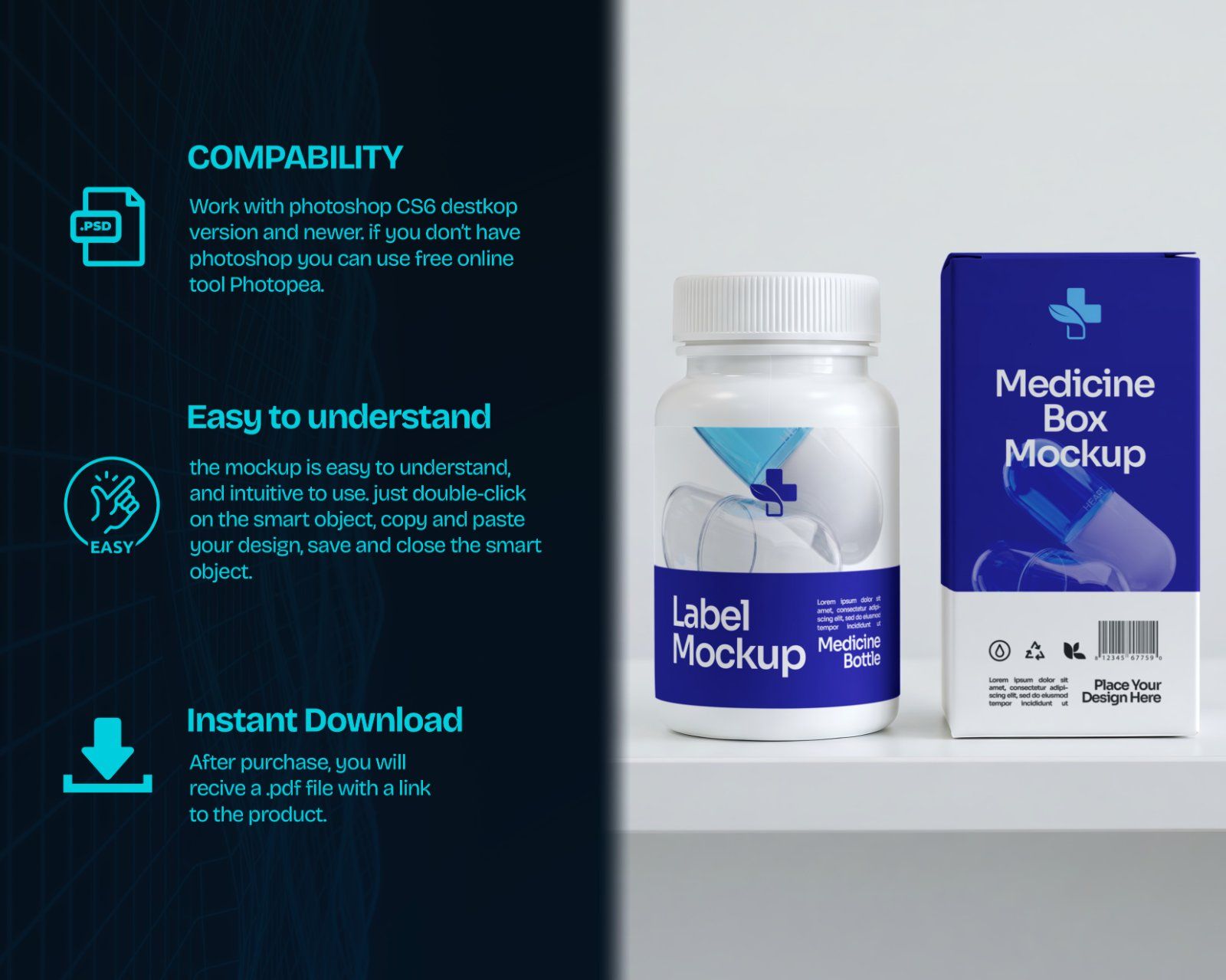Premium Pharmacy Store Branding Mockup Bundle – 15 Professional Medical & Healthcare PSD Scenes — image 5