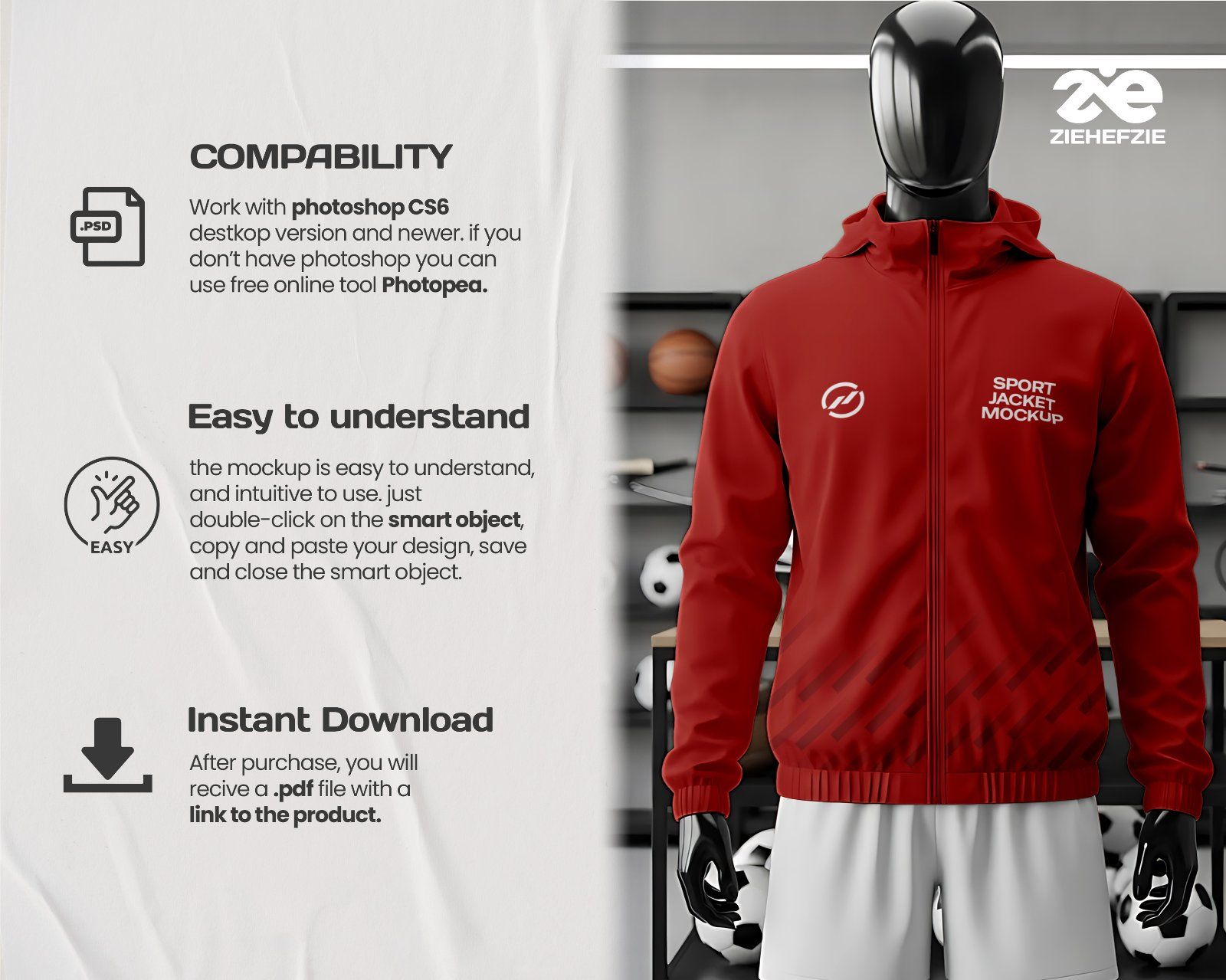 Sport Store Mockup Bundle 15 Mockup PSD – Retail Signage, Apparel & Equipment Branding — image 5