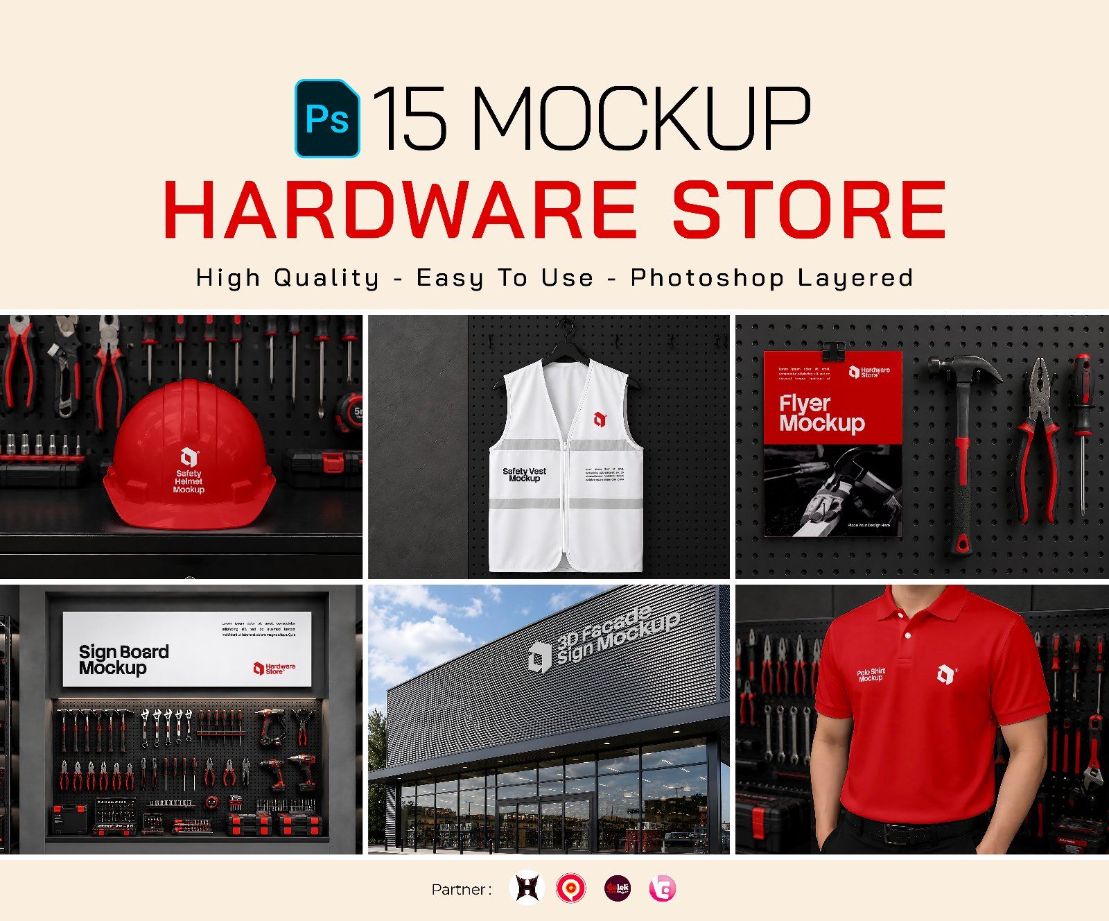Premium Branding Hardware Store Mockup — image 1