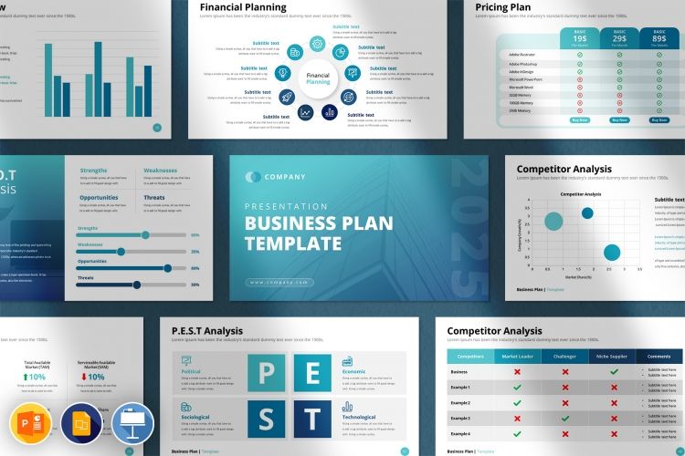 Business Plan Presentation Template — image 1
