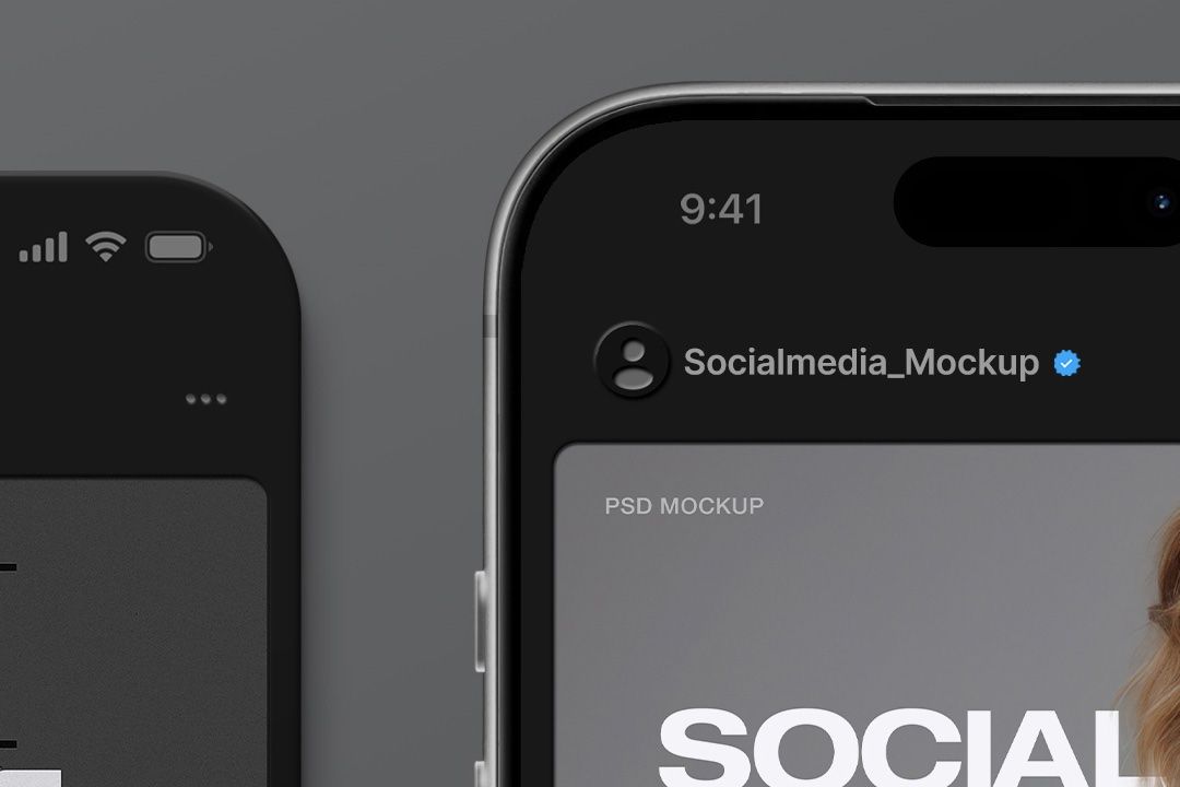 Instagram Post Mockup – App Screens & iPhone 17 (3 Objects) — image 3