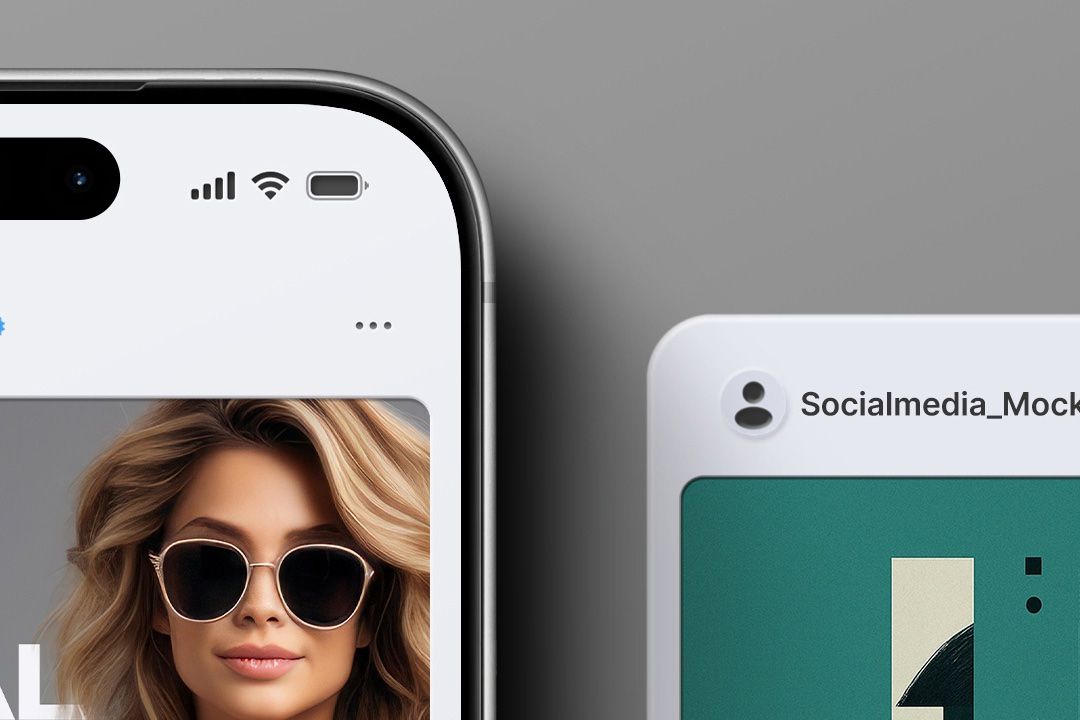 Instagram Post Mockup Set + iPhone 17 (4 Objects) — image 3