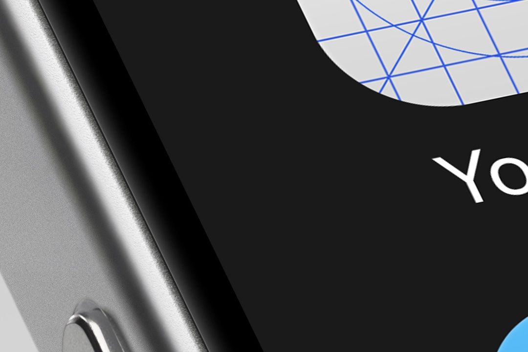 iPhone App Icon Mockup - iOS Screen Perspective — image 3