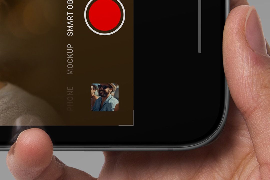 iPhone Mockup - Hands Holding Horizontal Phone — image 3