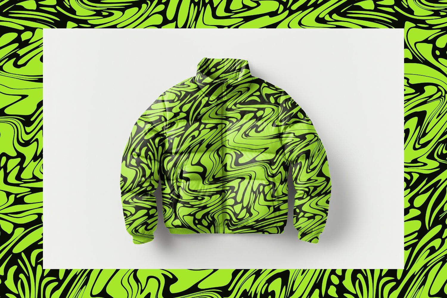 Green Liquid Shapes — image 9