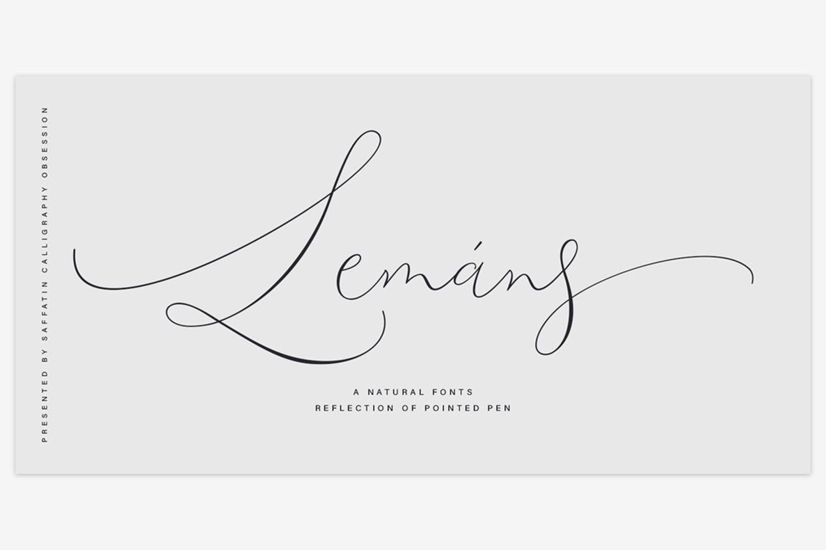 Lemans Unique Calligraphy — image 1
